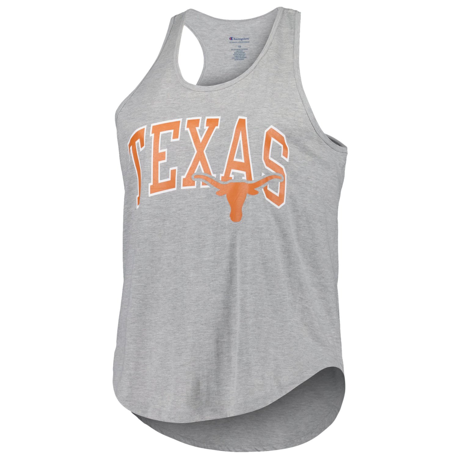 Profile Texas Longhorns Arch Logo Racerback Scoop Neck Tank Top - view number 2