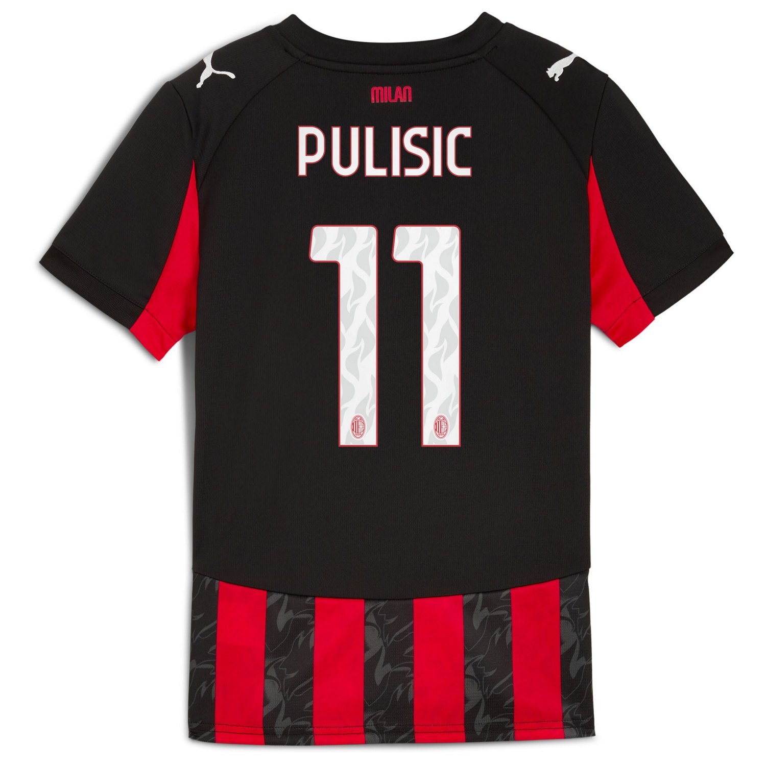 Puma Christian Pulisic AC Milan 2025 26 Home Replica Player Jersey
