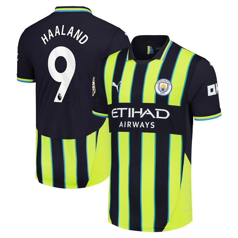 Puma Erling Haaland Manchester City 2024 25 Away Authentic Player Jersey-image
