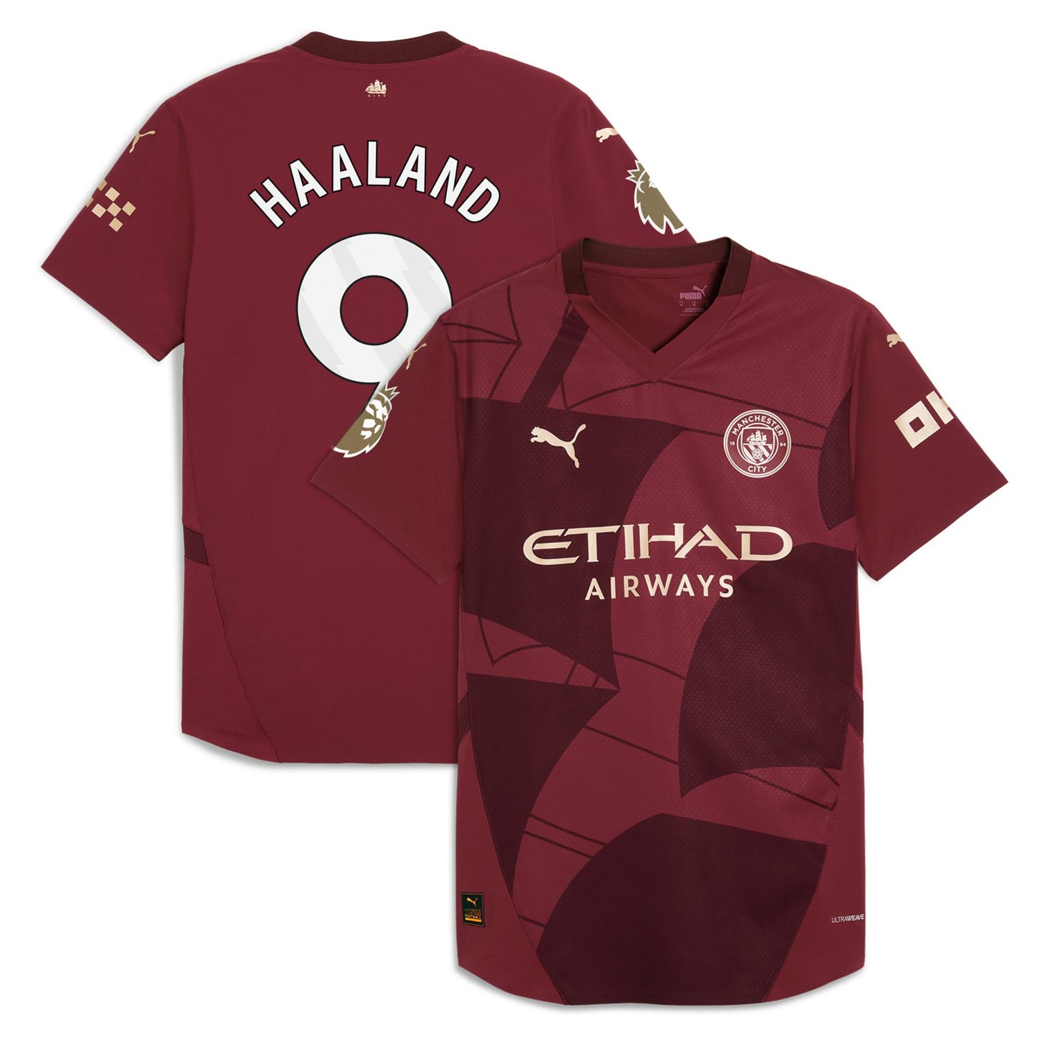 Puma Erling Haaland Manchester City 2024 25 Third Authentic Player Jersey - view number 1