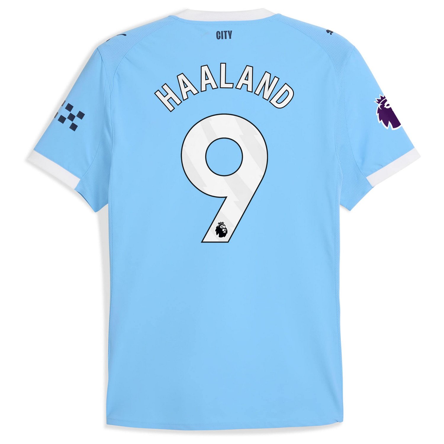 Puma Erling Haaland Sky Manchester City 2025 26 Home Authentic Player Jersey - view number 3