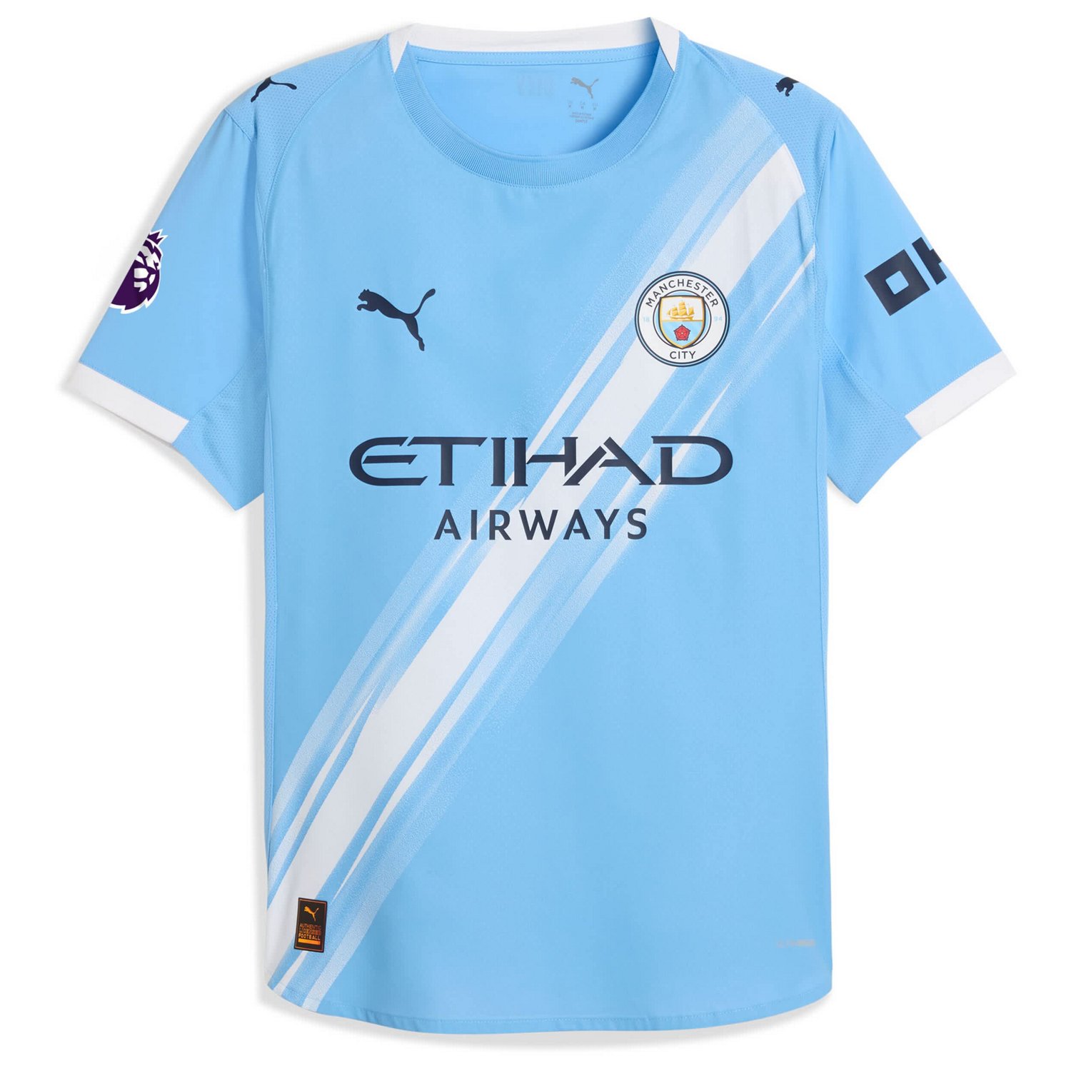 Puma Erling Haaland Sky Manchester City 2025 26 Home Authentic Player Jersey - view number 2