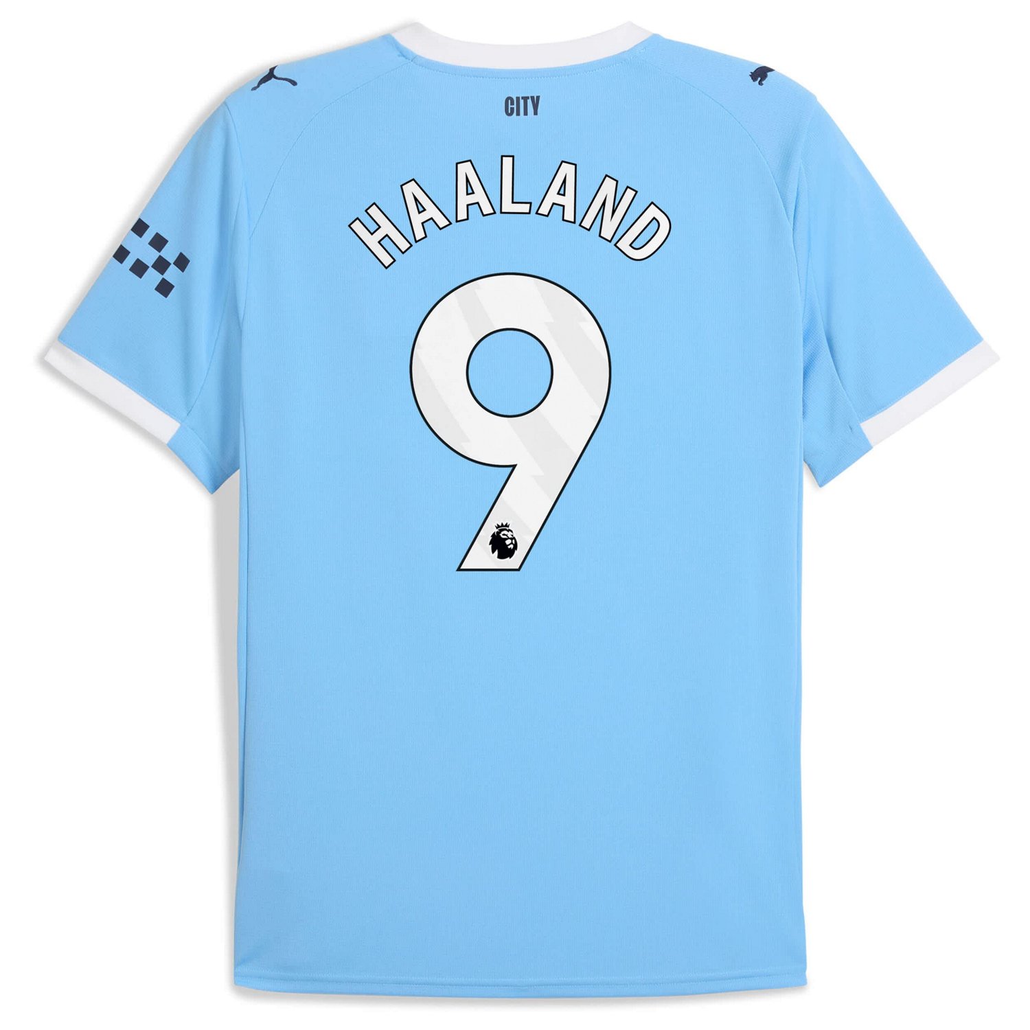 Puma Erling Haaland Sky Manchester City 2025 26 Home Replica Player Jersey - view number 3