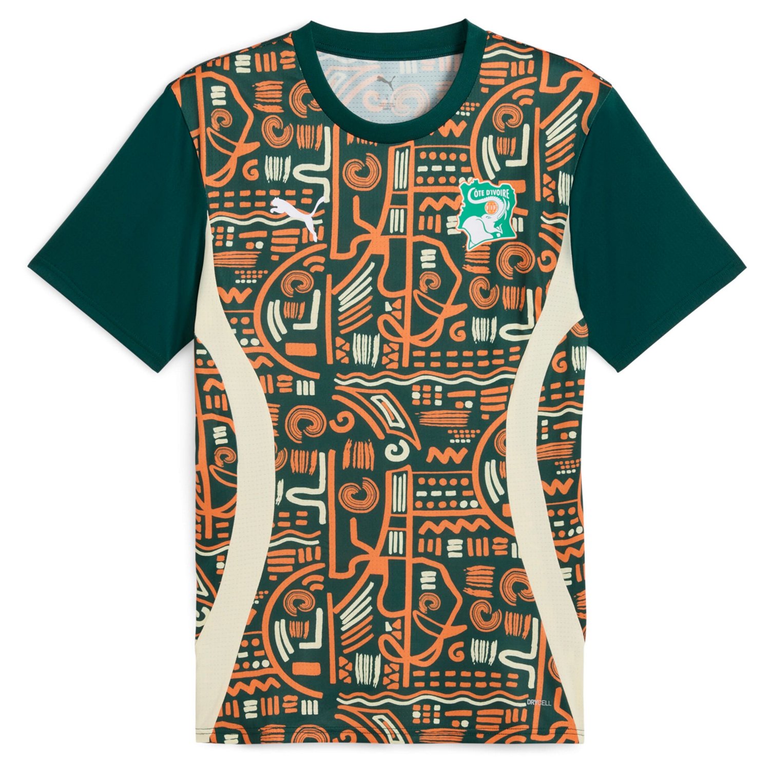 Puma Ivory Coast National Team 2025 Pre-Match Jersey