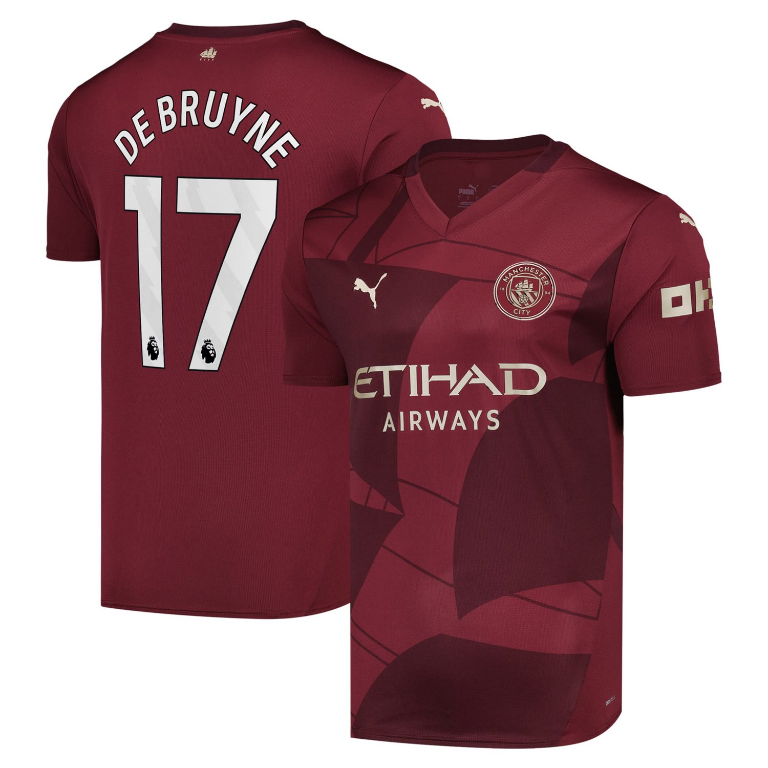Puma Kevin De Bruyne Manchester City 2024 25 Third Replica Player Jersey