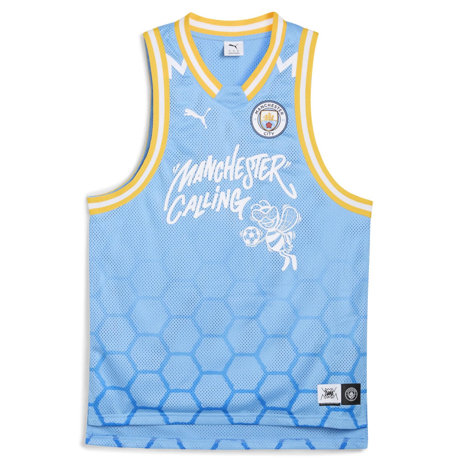 Puma Light Manchester City 2025 FIFA Club World Cup dryCELL Basketball Jersey - view number 2