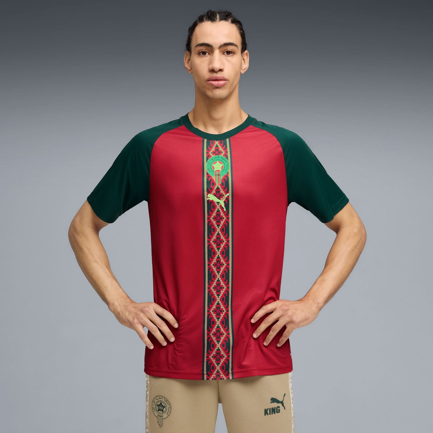 Puma Morocco National Team 2026 Pre-Match Top