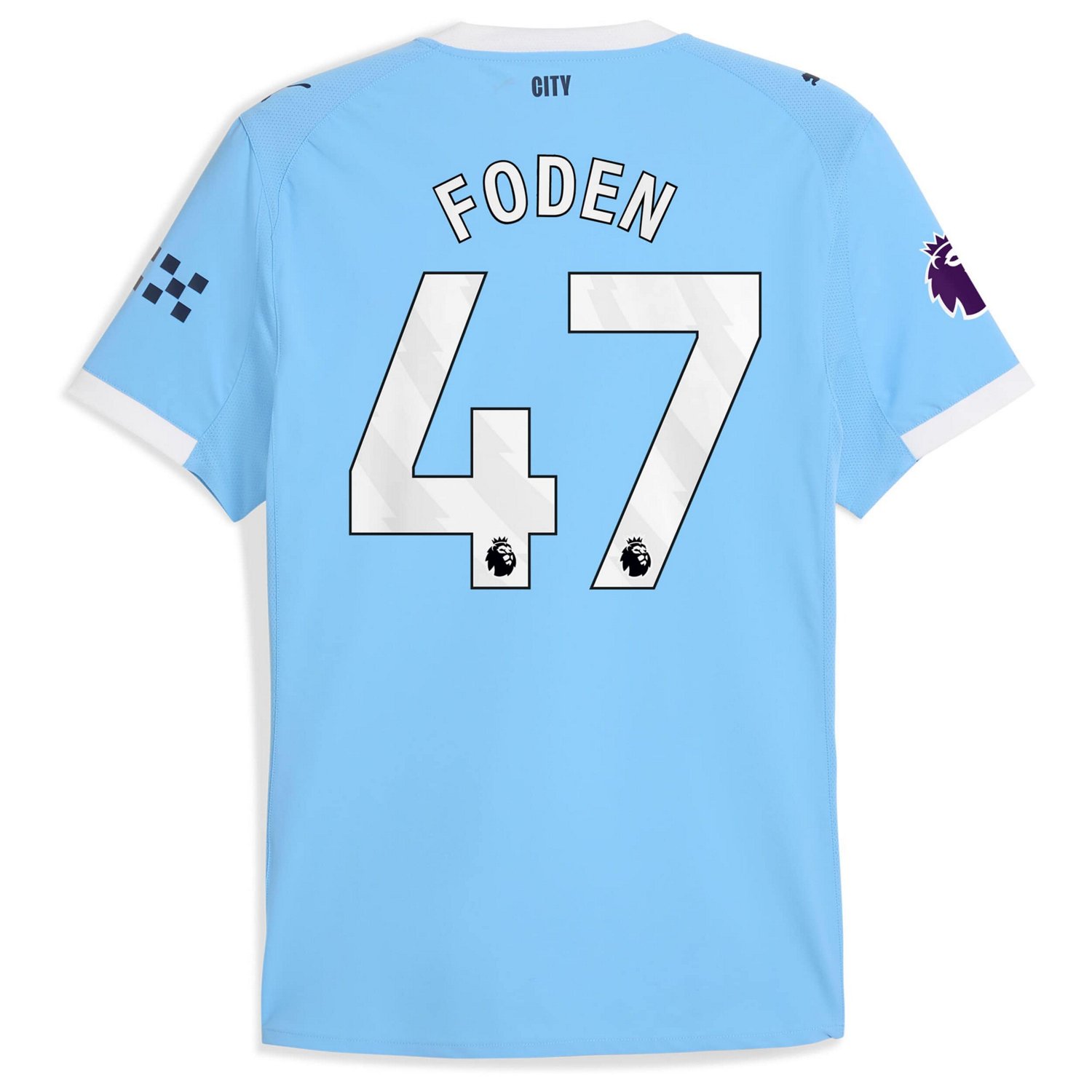 Puma Phil Foden Sky Manchester City 2025 26 Home Authentic Player Jersey - view number 3