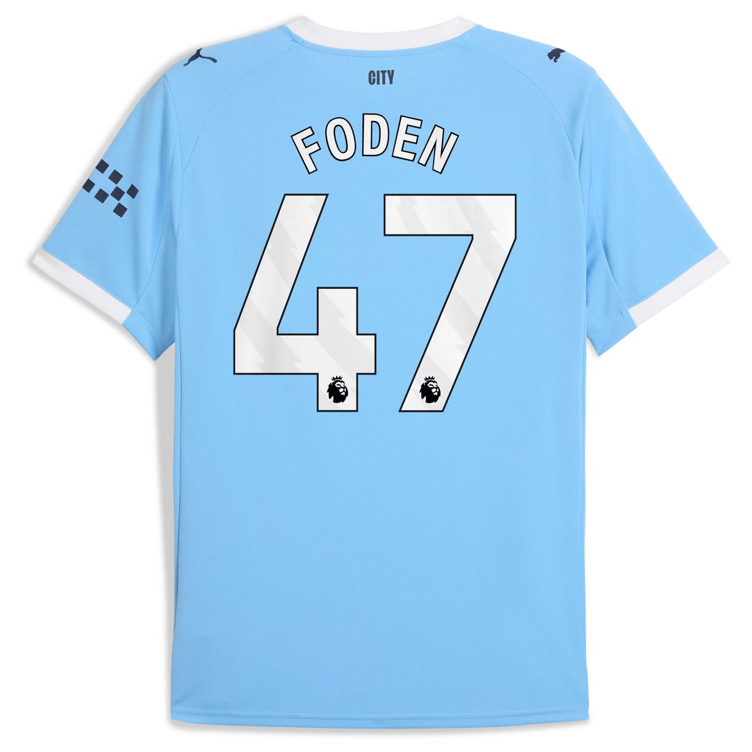 Puma Phil Foden Sky Manchester City 2025 26 Home Replica Player Jersey - view number 3