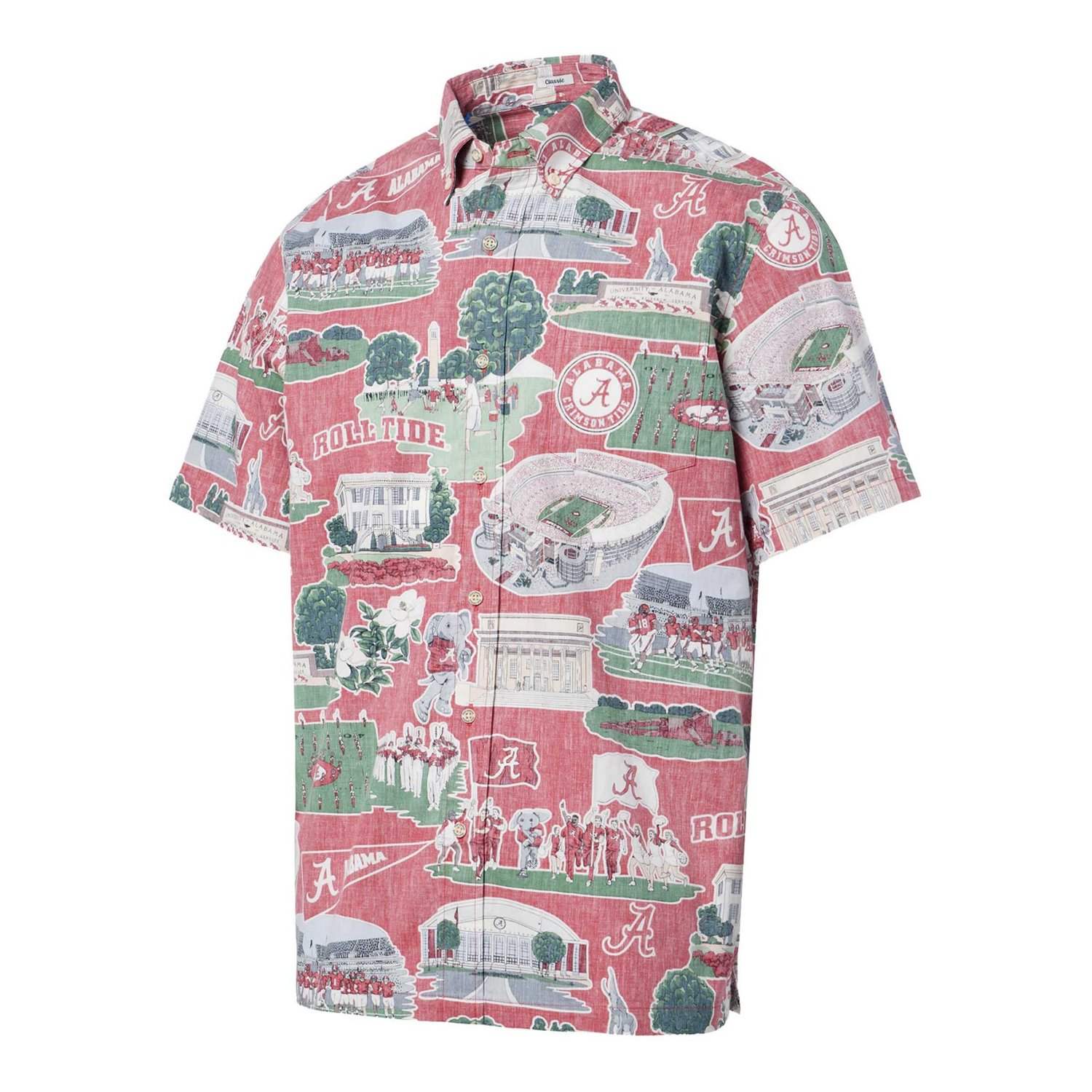Reyn Spooner Alabama Tide Scenic Button-Down Shirt - view number 2
