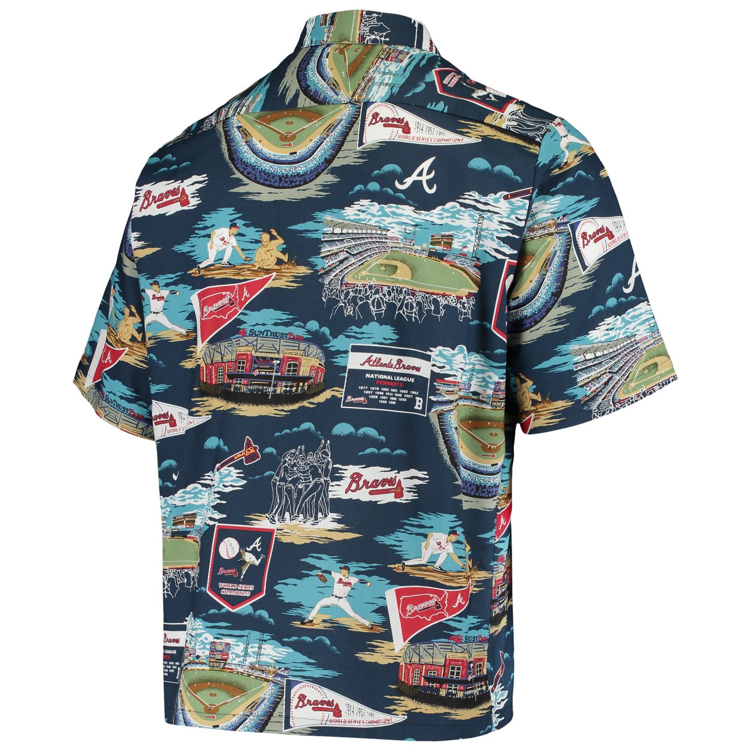Reyn Spooner Atlanta Braves Scenic Button-Up Shirt - view number 3