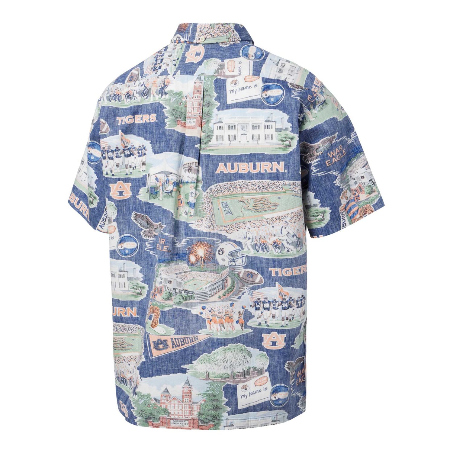 Reyn Spooner Auburn Tigers Scenic Button-Down Shirt                                                                              - view number 3