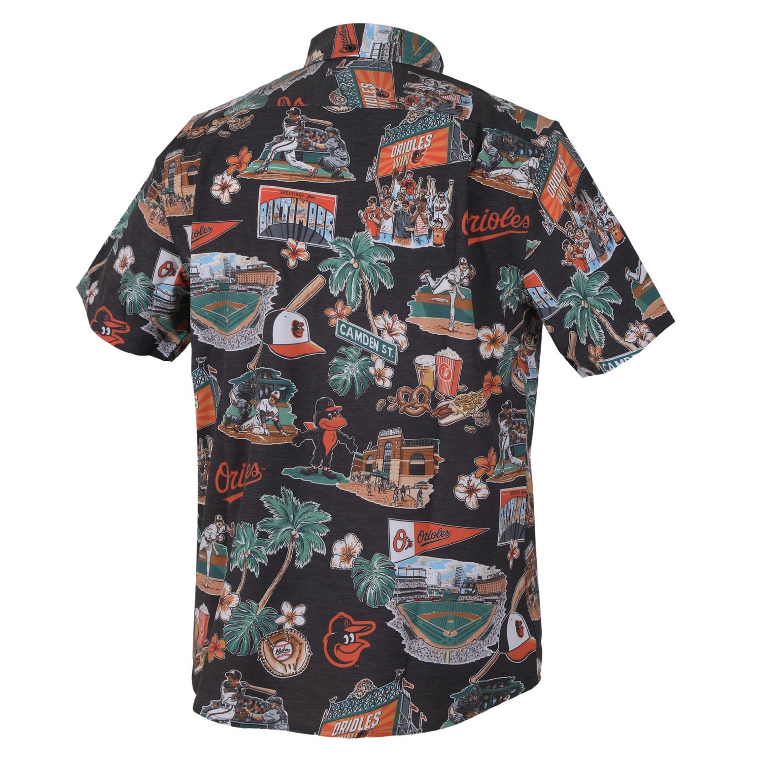 Reyn Spooner Baltimore Orioles Scenic Tri-Blend Button-Down Shirt - view number 3