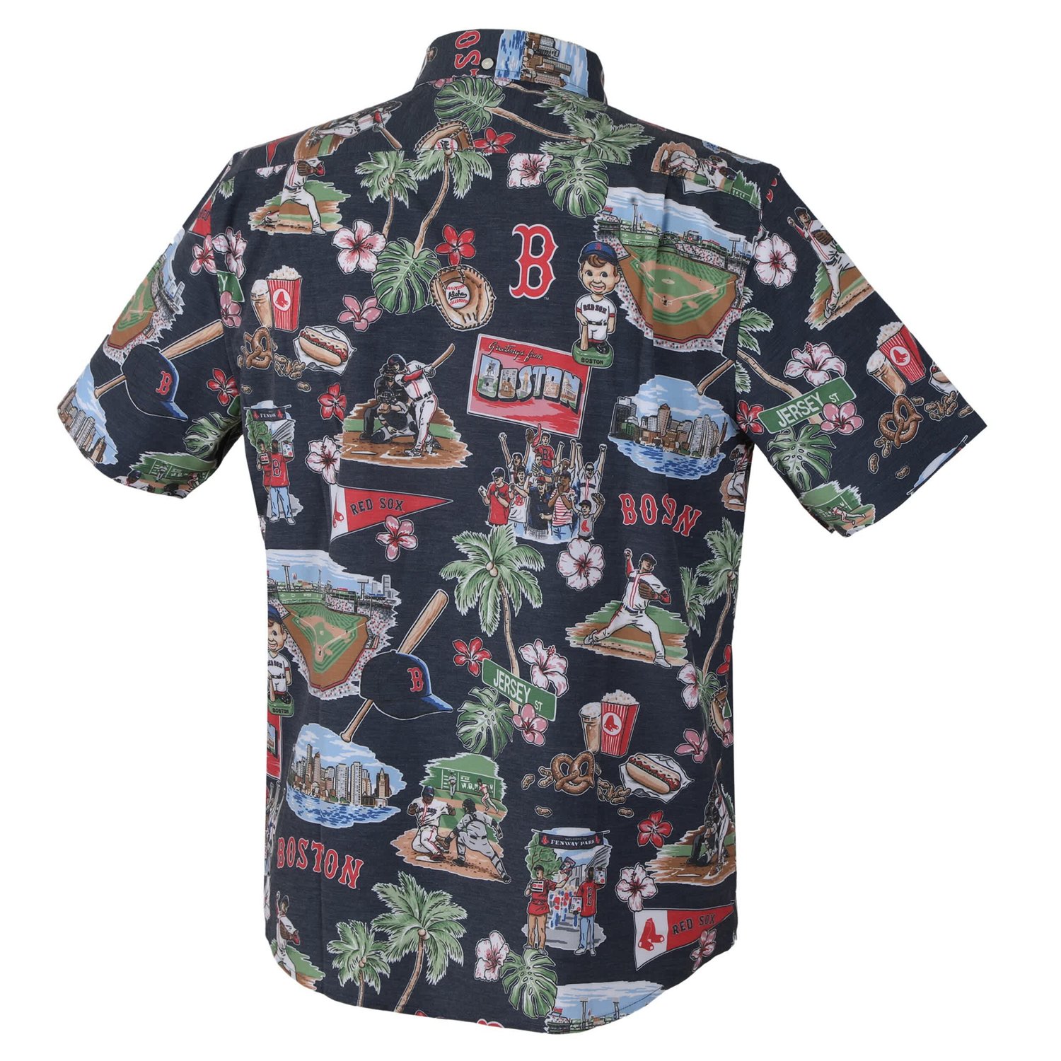 Reyn Spooner Boston Red Sox Scenic Tri-Blend Button-Down Shirt