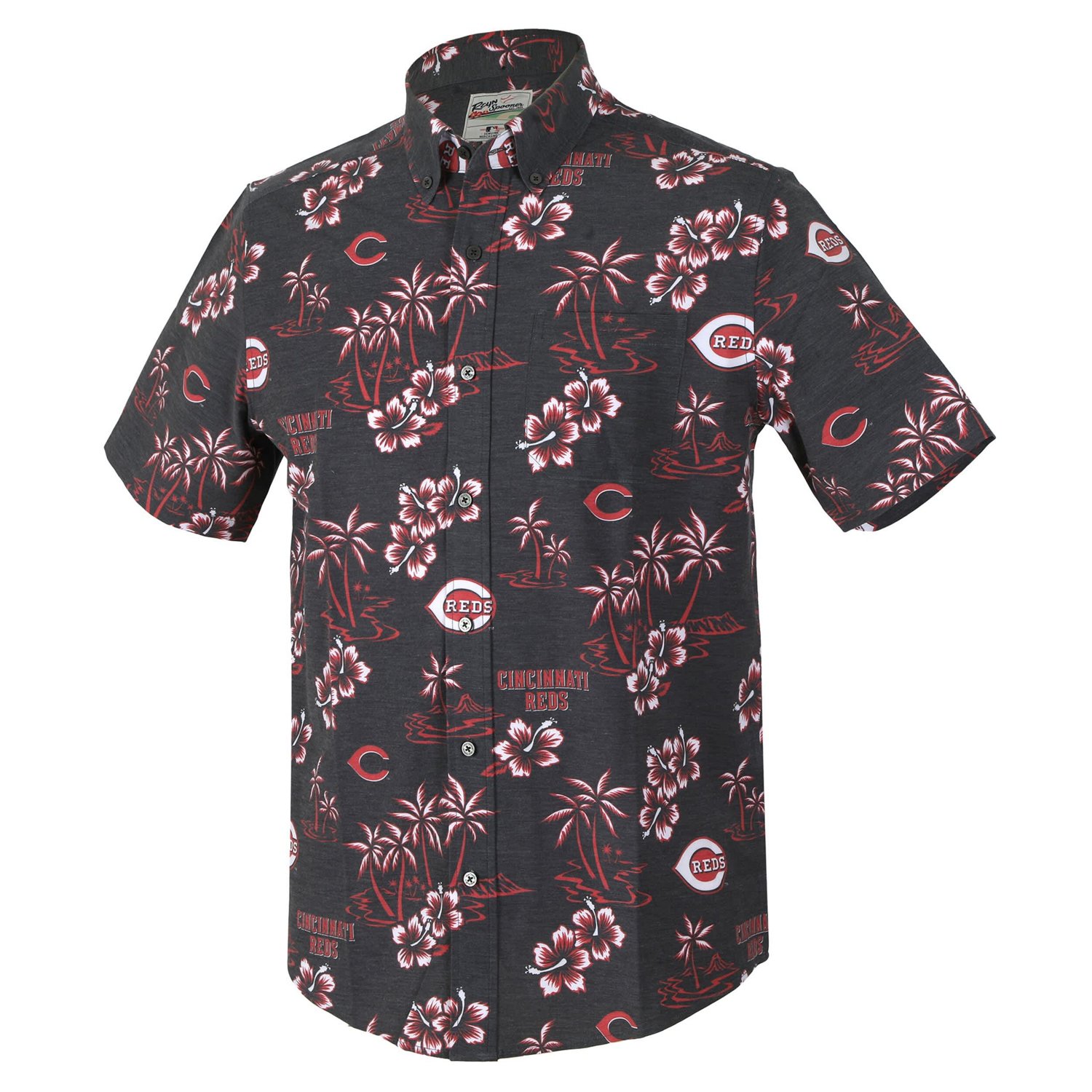 Reyn Spooner Cincinnati Reds Kekai Performance Button-Up Top - view number 2