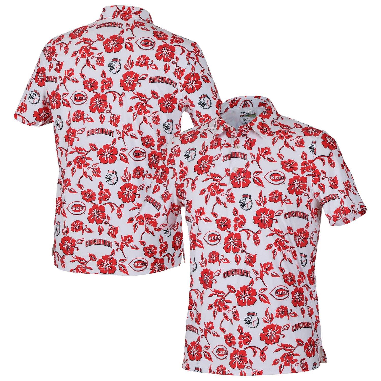 Reyn Spooner Cincinnati Reds Pua Performance Polo