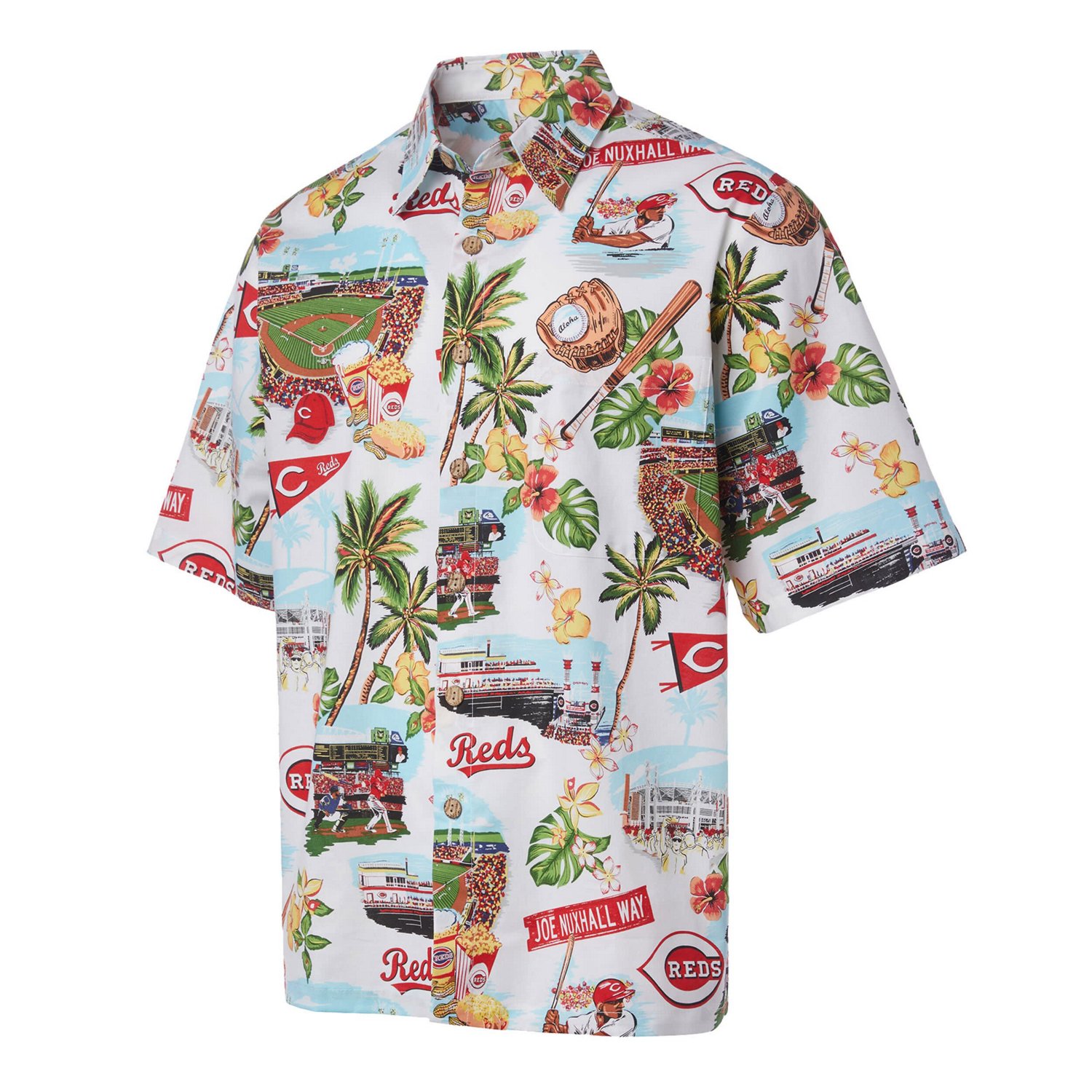 Reyn Spooner Cincinnati Reds Scenic Button-Up Shirt                                                                              - view number 2
