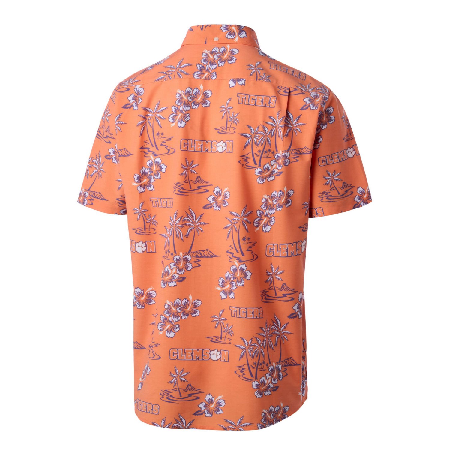 Reyn Spooner Clemson Tigers Kekai Classic Tri-Blend Button-Down Shirt - view number 3