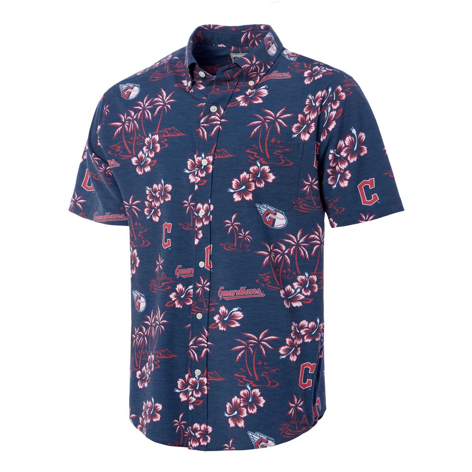 Reyn Spooner Cleveland Guardians Kekai Button-Down Shirt - view number 2