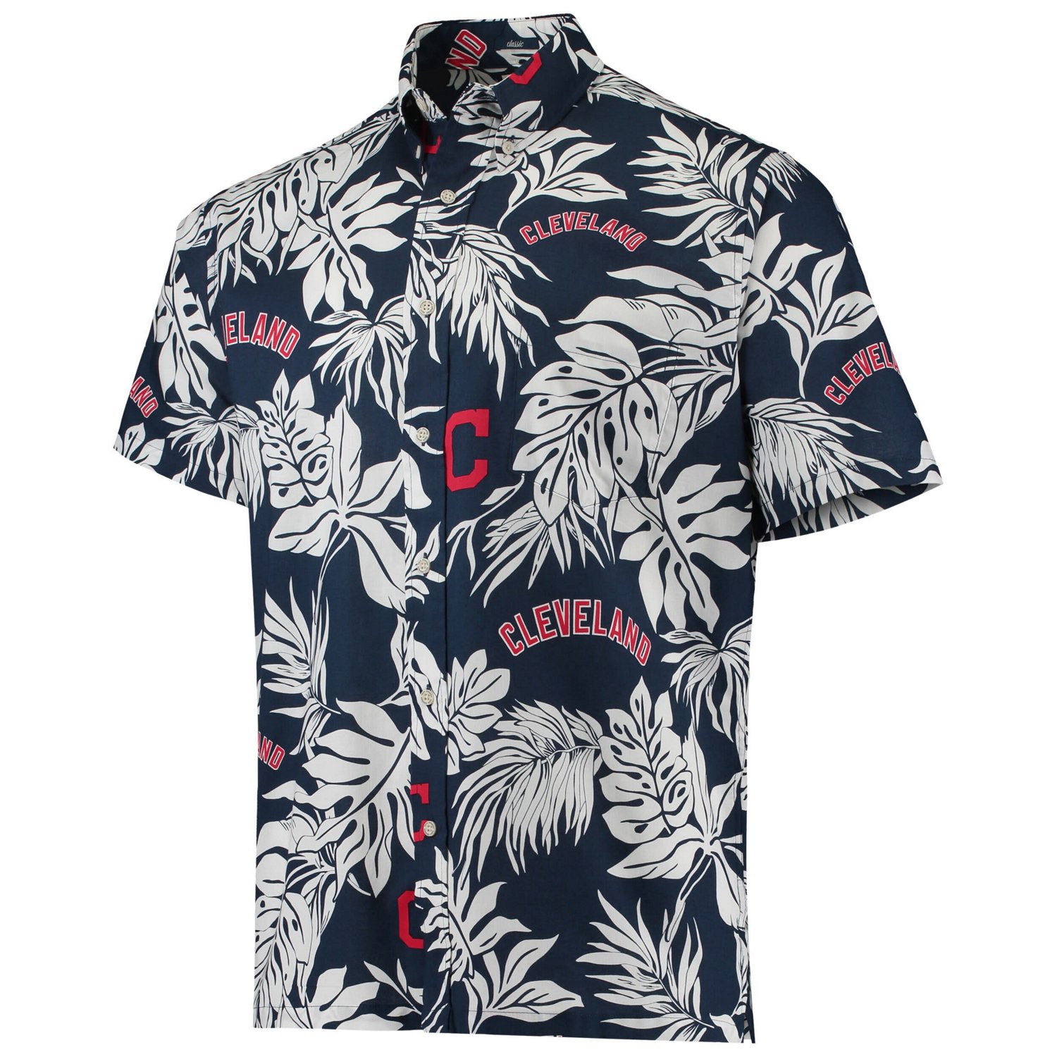 Reyn Spooner Cleveland Indians Aloha Button-Down Shirt                                                                           - view number 2