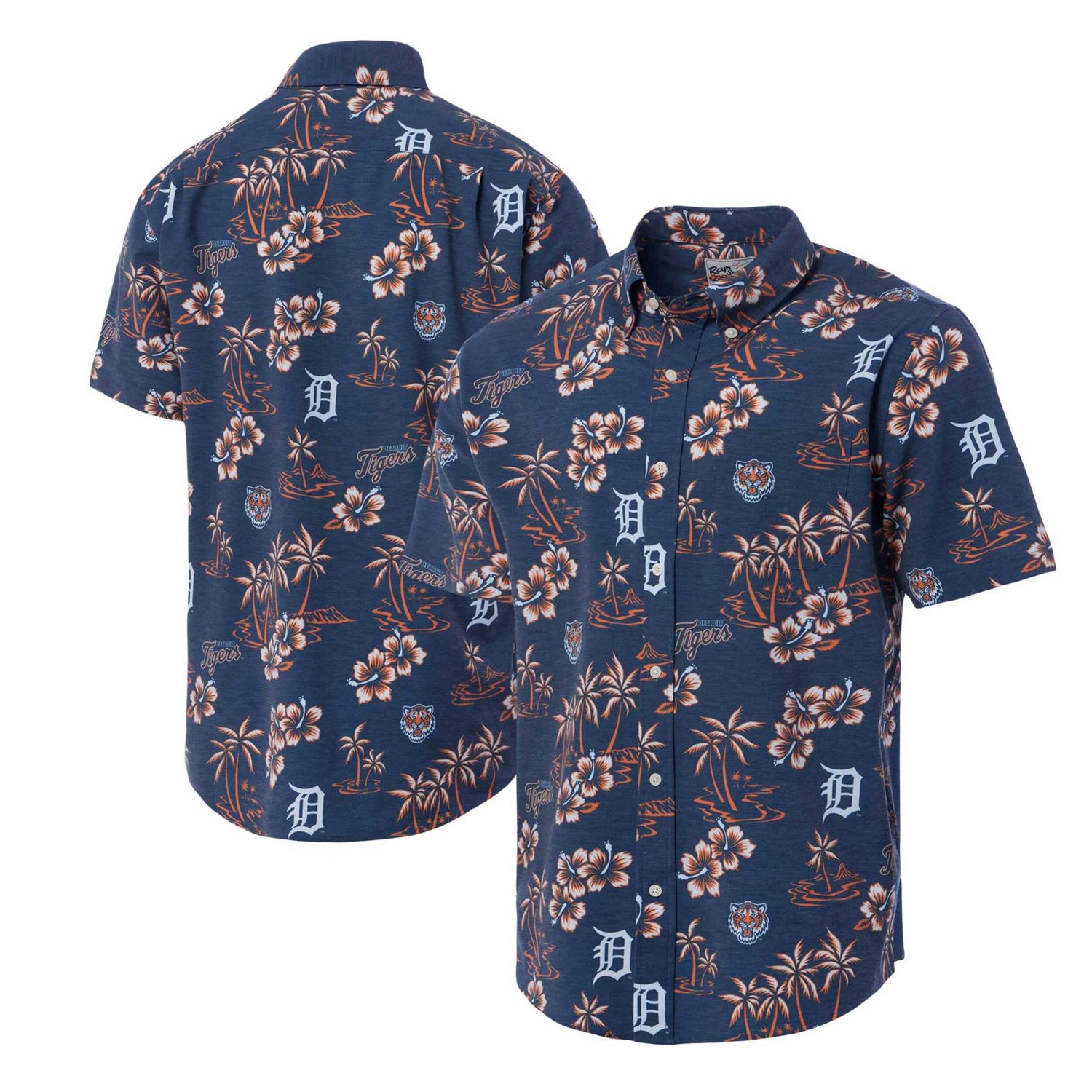 Reyn Spooner Detroit Tigers Kekai Button-Down Shirt