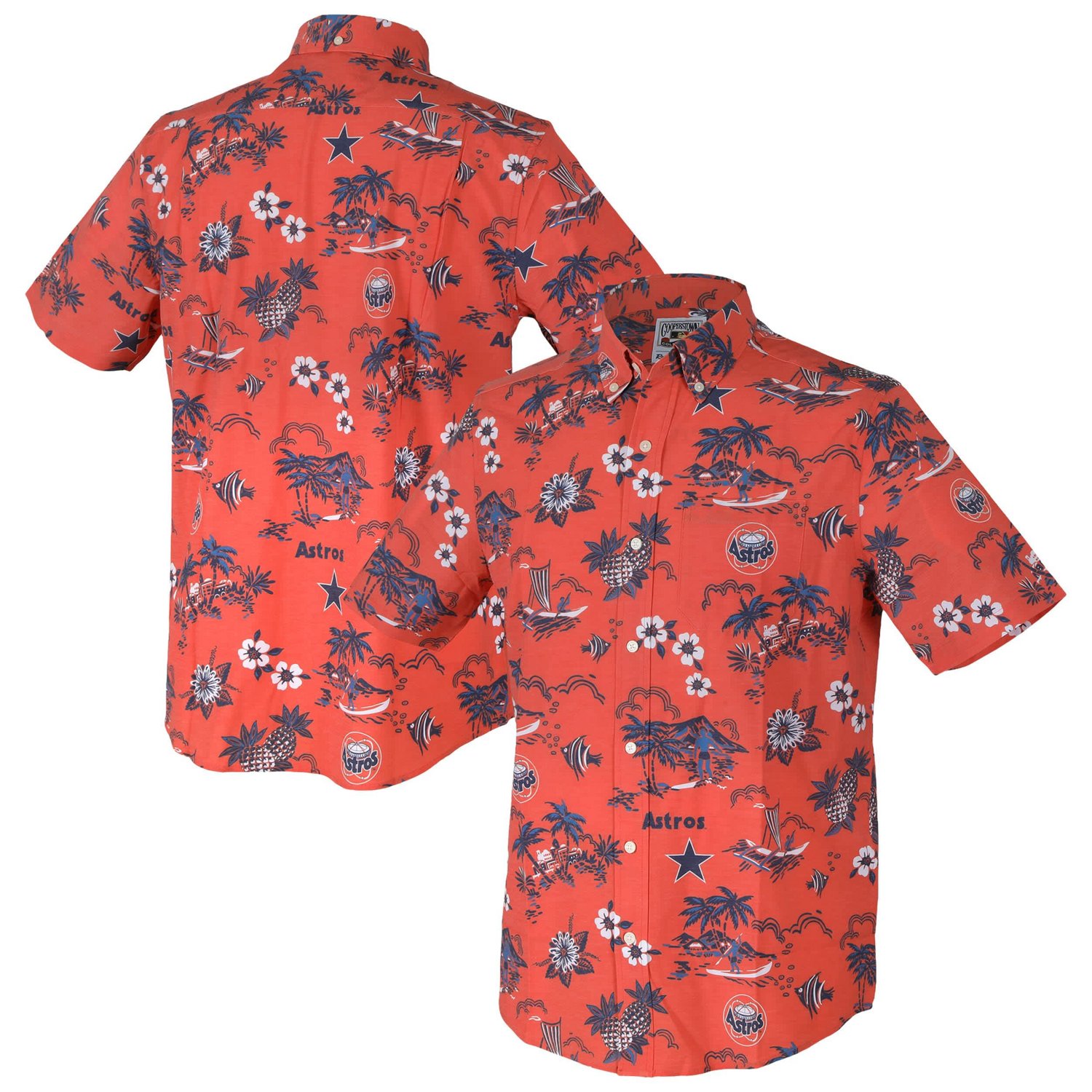Reyn Spooner Houston Astros Kekai Button-Down Shirt