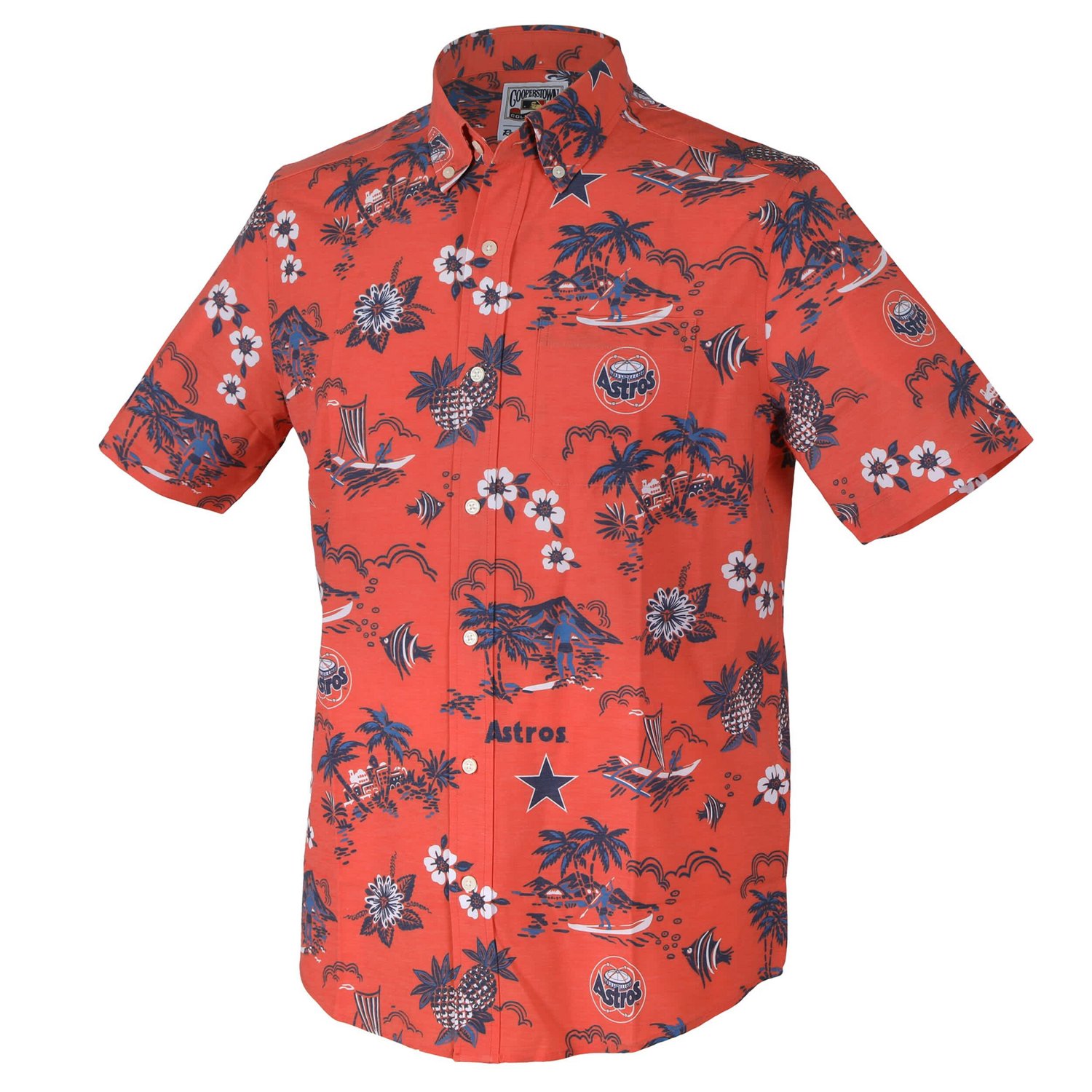 Reyn Spooner Houston Astros Kekai Button-Down Shirt