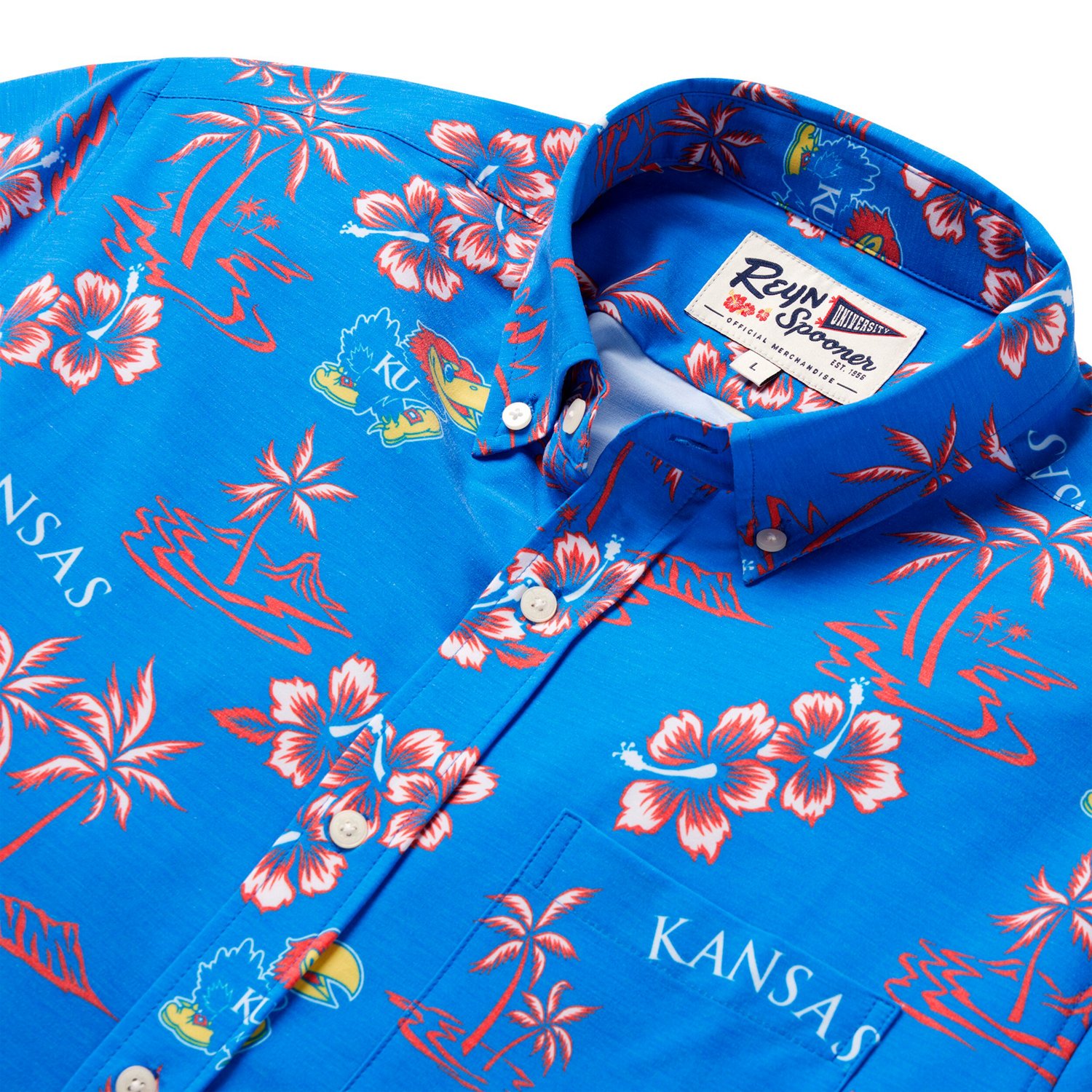 Reyn Spooner Kansas Jayhawks Classic Button-Up Shirt - view number 4