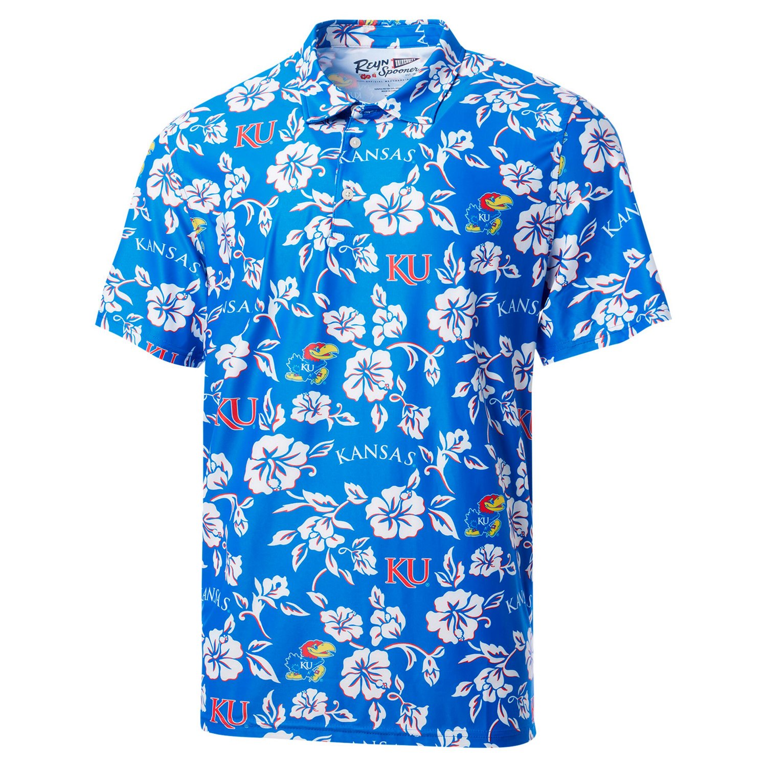 Reyn Spooner Kansas Jayhawks Performance Polo - view number 2