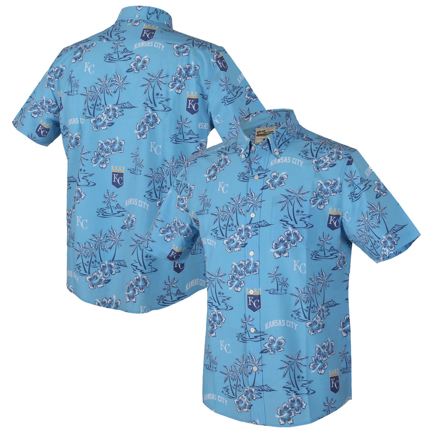 Reyn Spooner Light Kansas City Royals Kekai Performance Button-Up Top