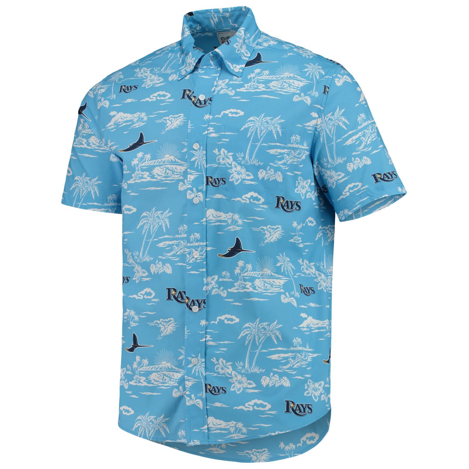 Reyn Spooner Light Tampa Bay Rays Kekai Performance Button-Down Shirt - view number 2