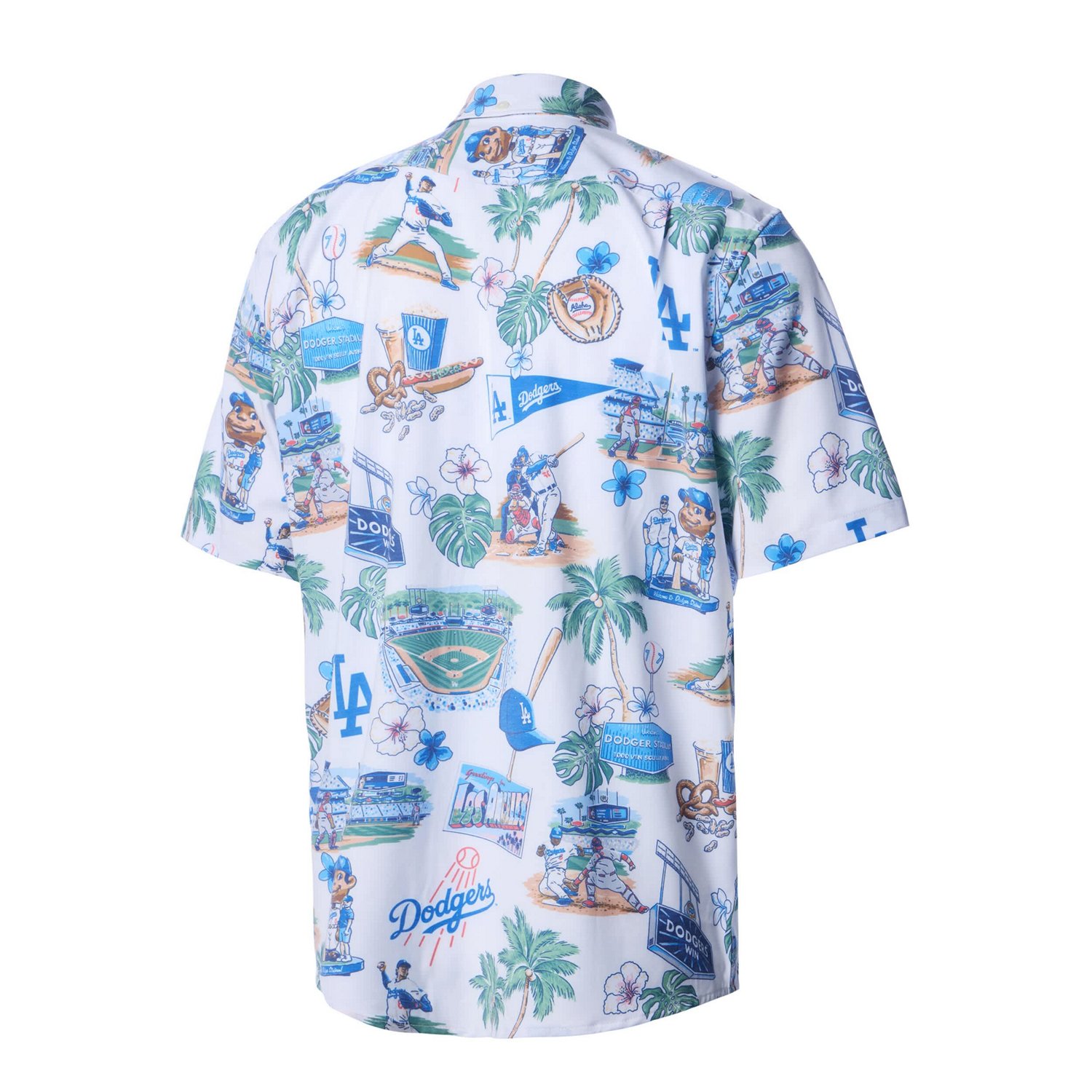 Reyn Spooner Los Angeles Dodgers Scenic Tri-Blend Button-Down Shirt - view number 3