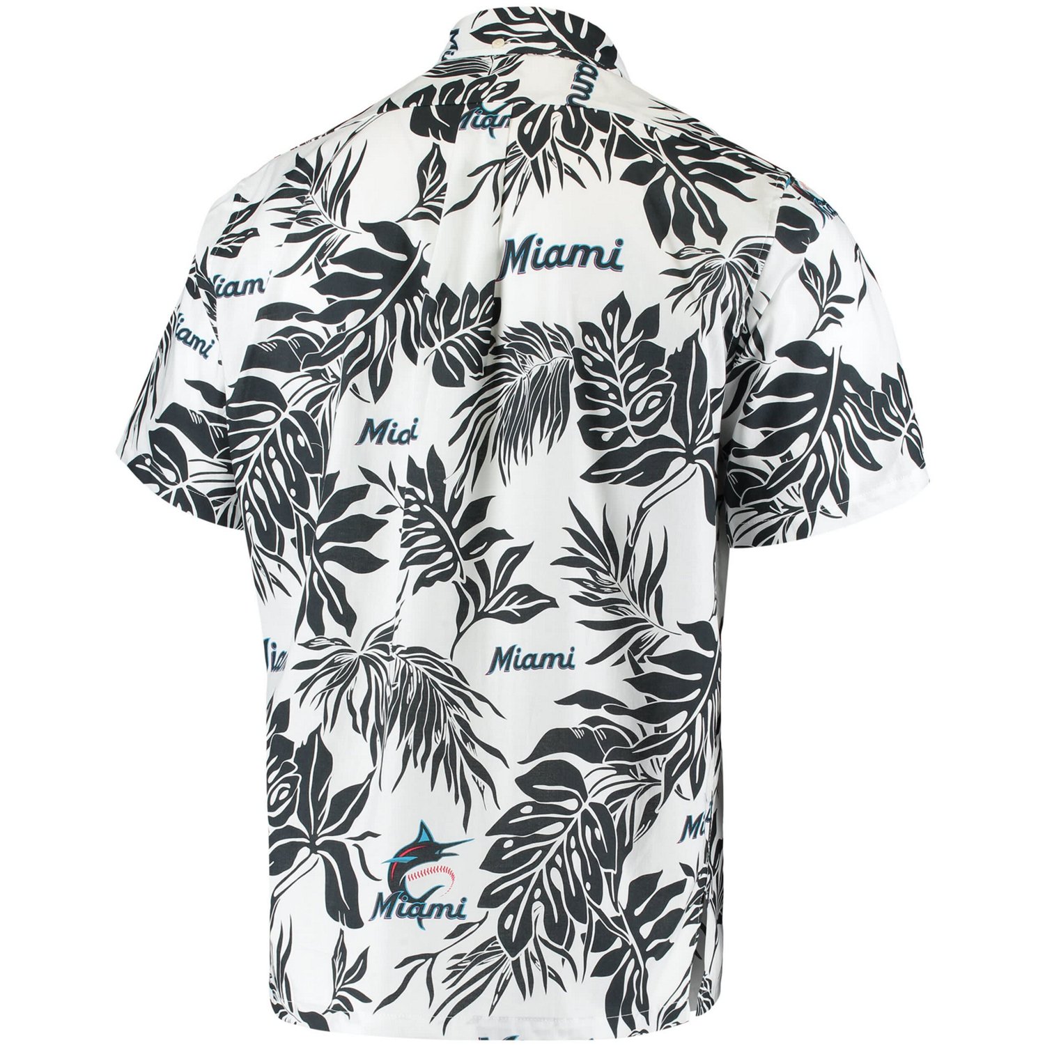 Reyn Spooner Miami Marlins Aloha Button-Down Shirt - view number 3