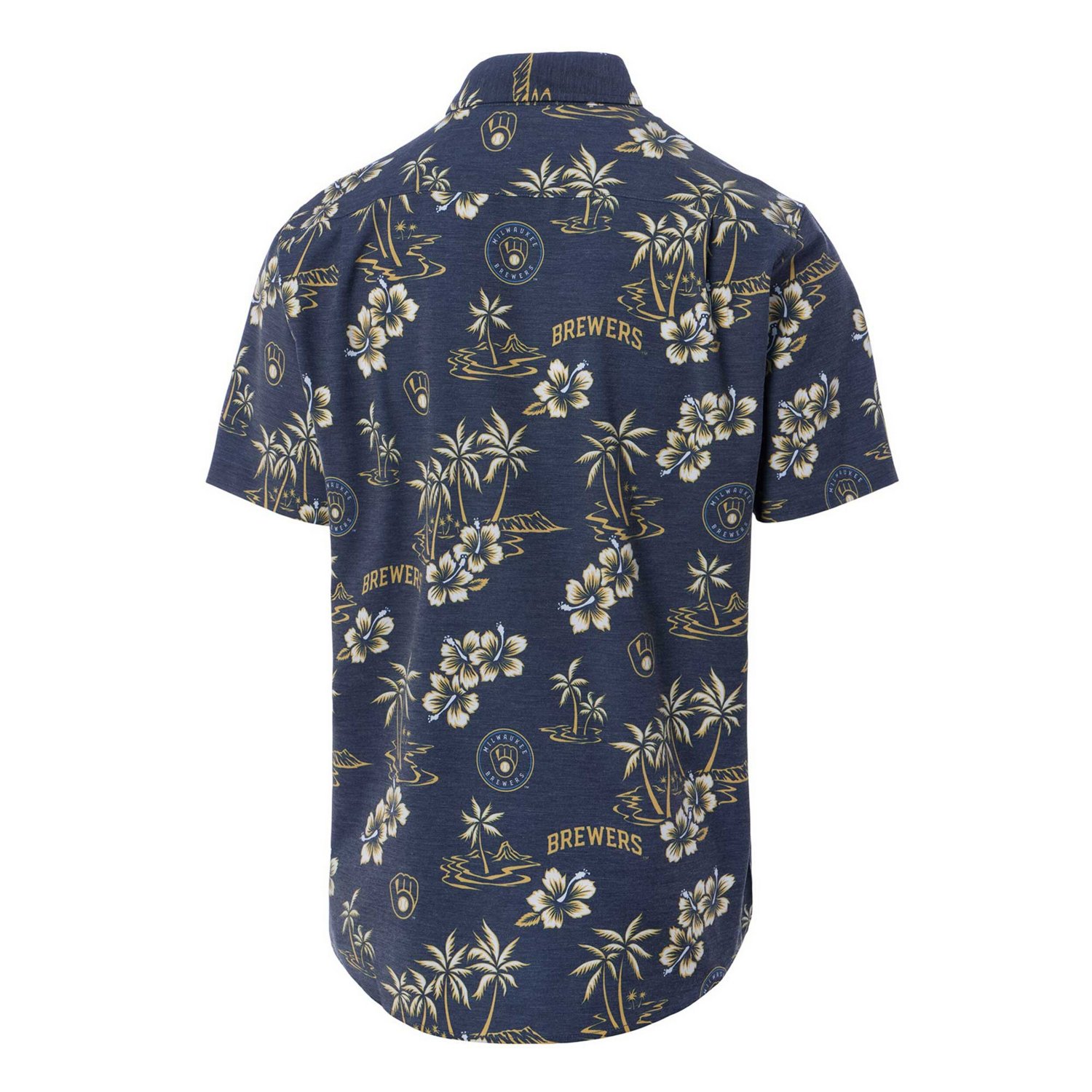 Reyn Spooner Milwaukee Brewers Kekai Button-Down Shirt