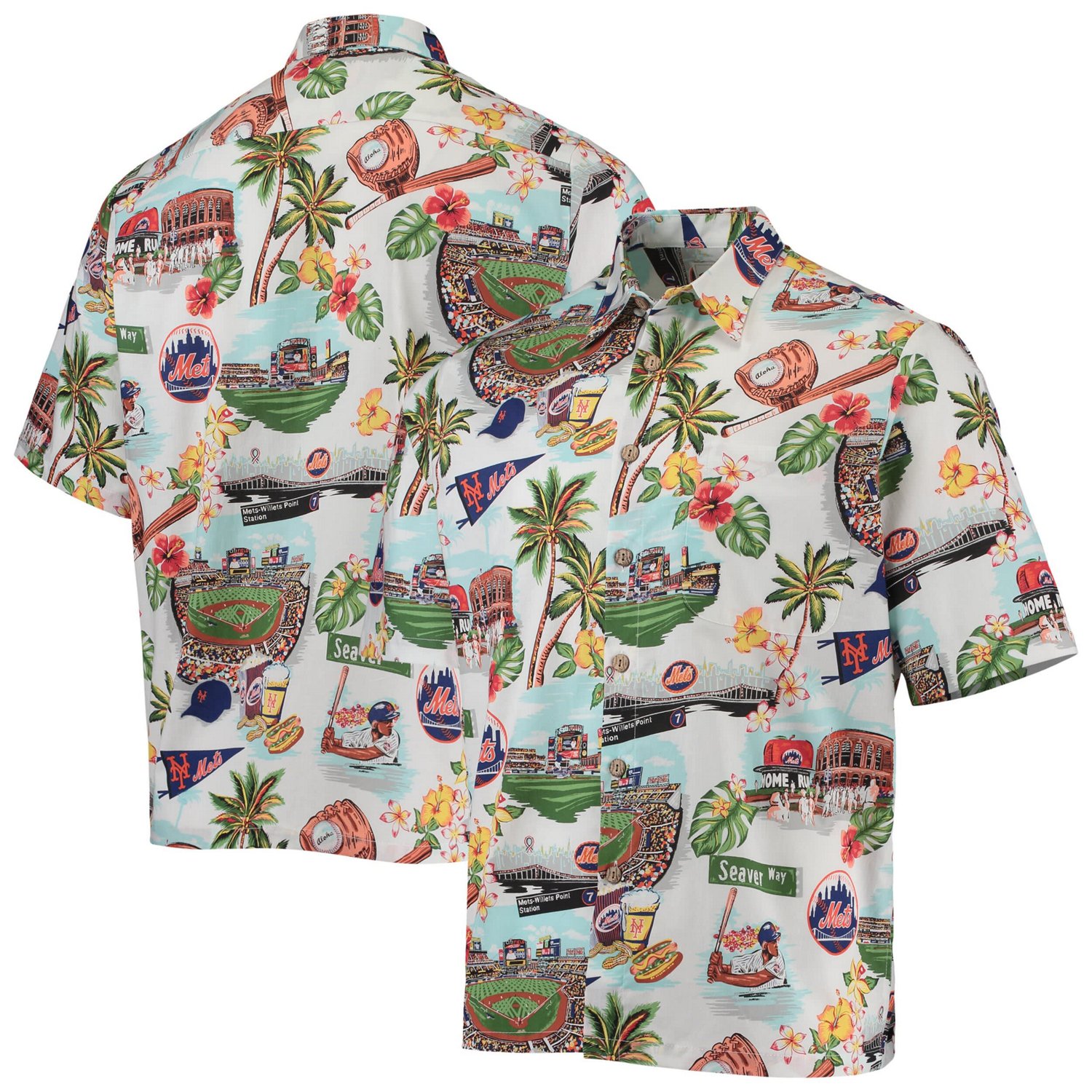 Reyn Spooner New York Mets Scenic Button-Up Shirt