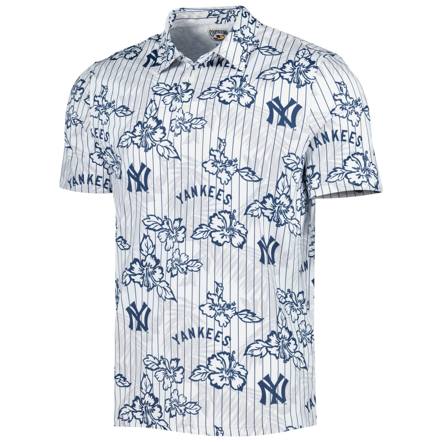 Reyn Spooner New York Yankees Cooperstown Collection Puamana Print Polo - view number 2