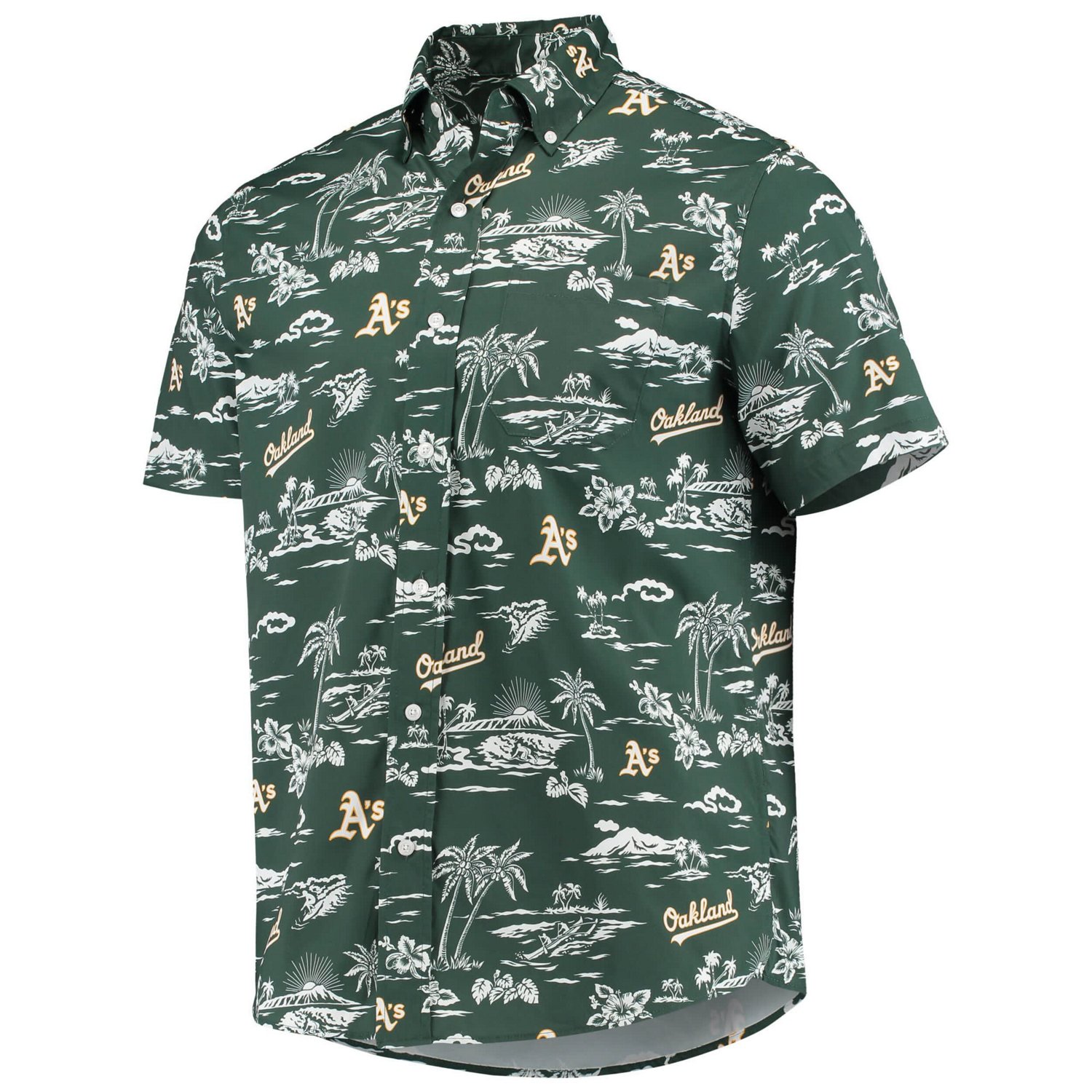 Reyn Spooner Oakland Athletics Kekai Button-Down Shirt                                                                           - view number 2