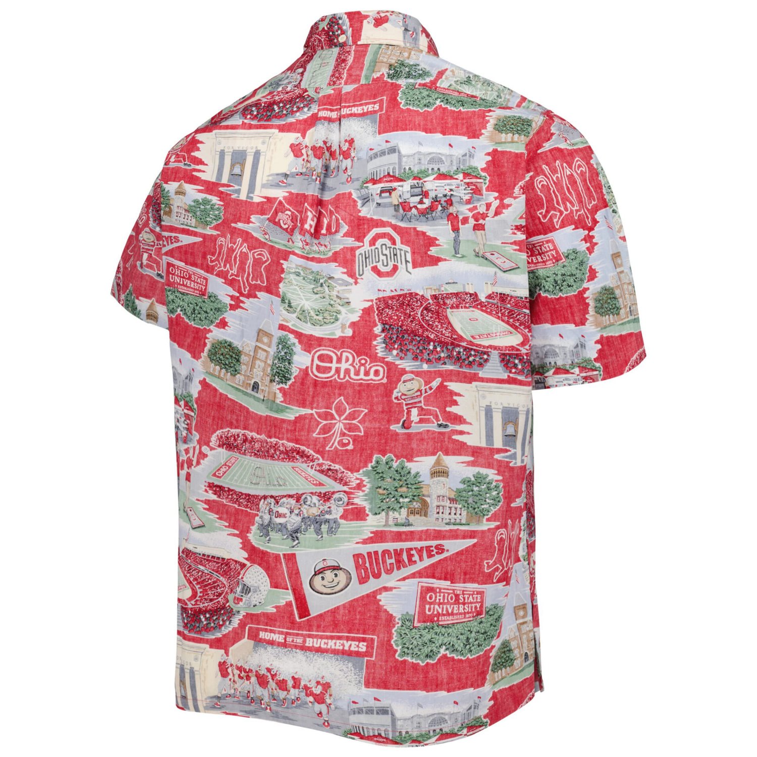 Reyn Spooner Ohio State Buckeyes Scenic Button-Down Shirt