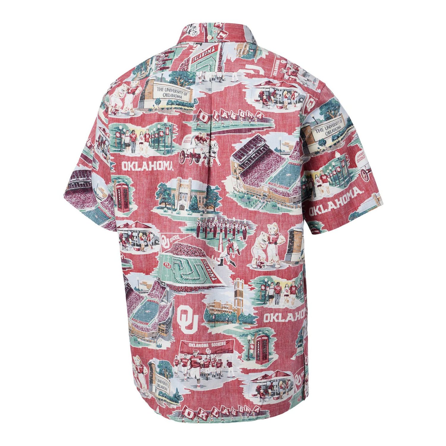 Reyn Spooner Oklahoma Sooners Scenic Button-Down Shirt - view number 3