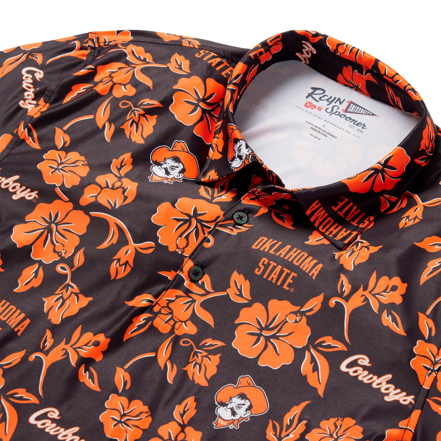 Reyn Spooner Oklahoma State Cowboys Performance Polo