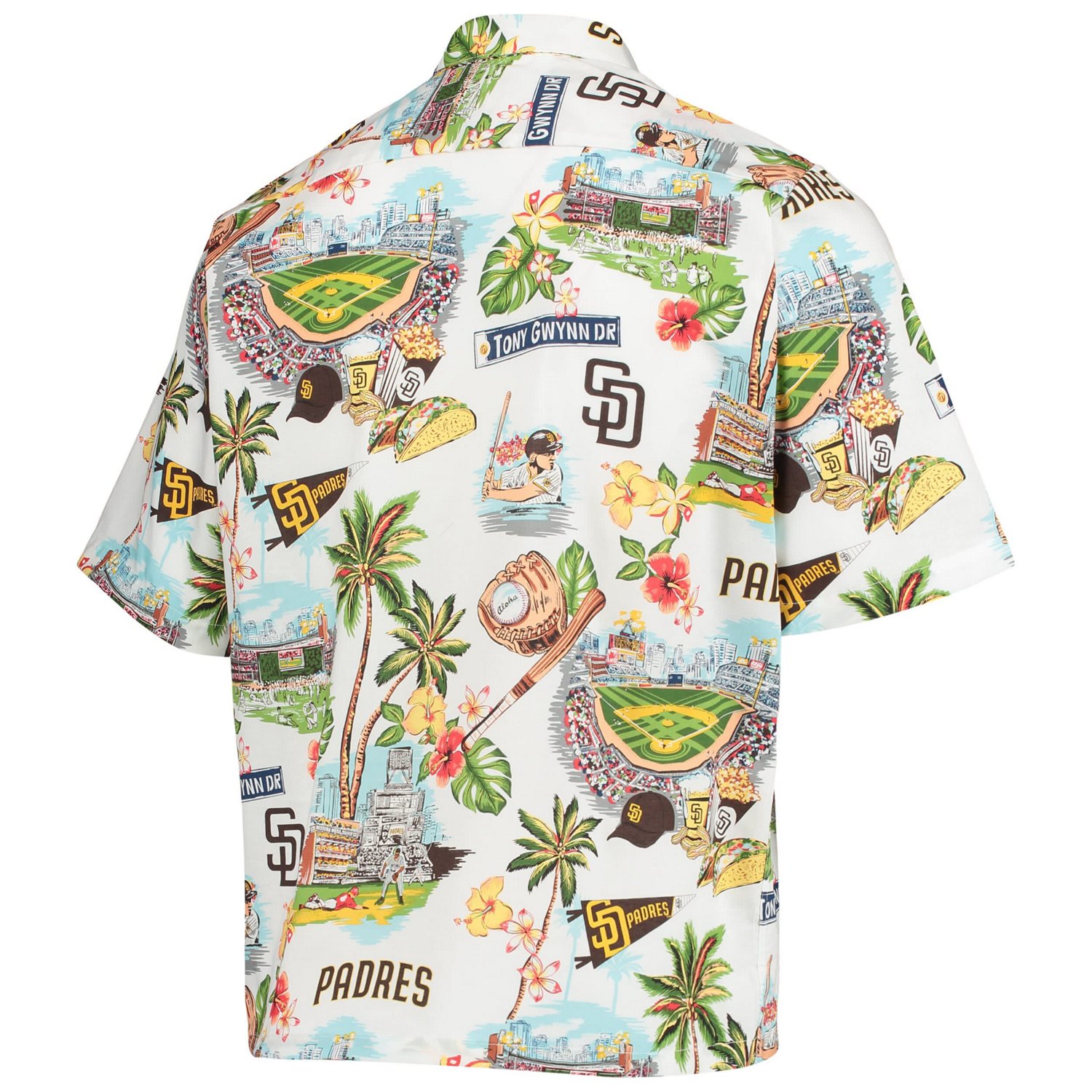 Reyn Spooner San Diego Padres Scenic Logo Button-Up Shirt - view number 3