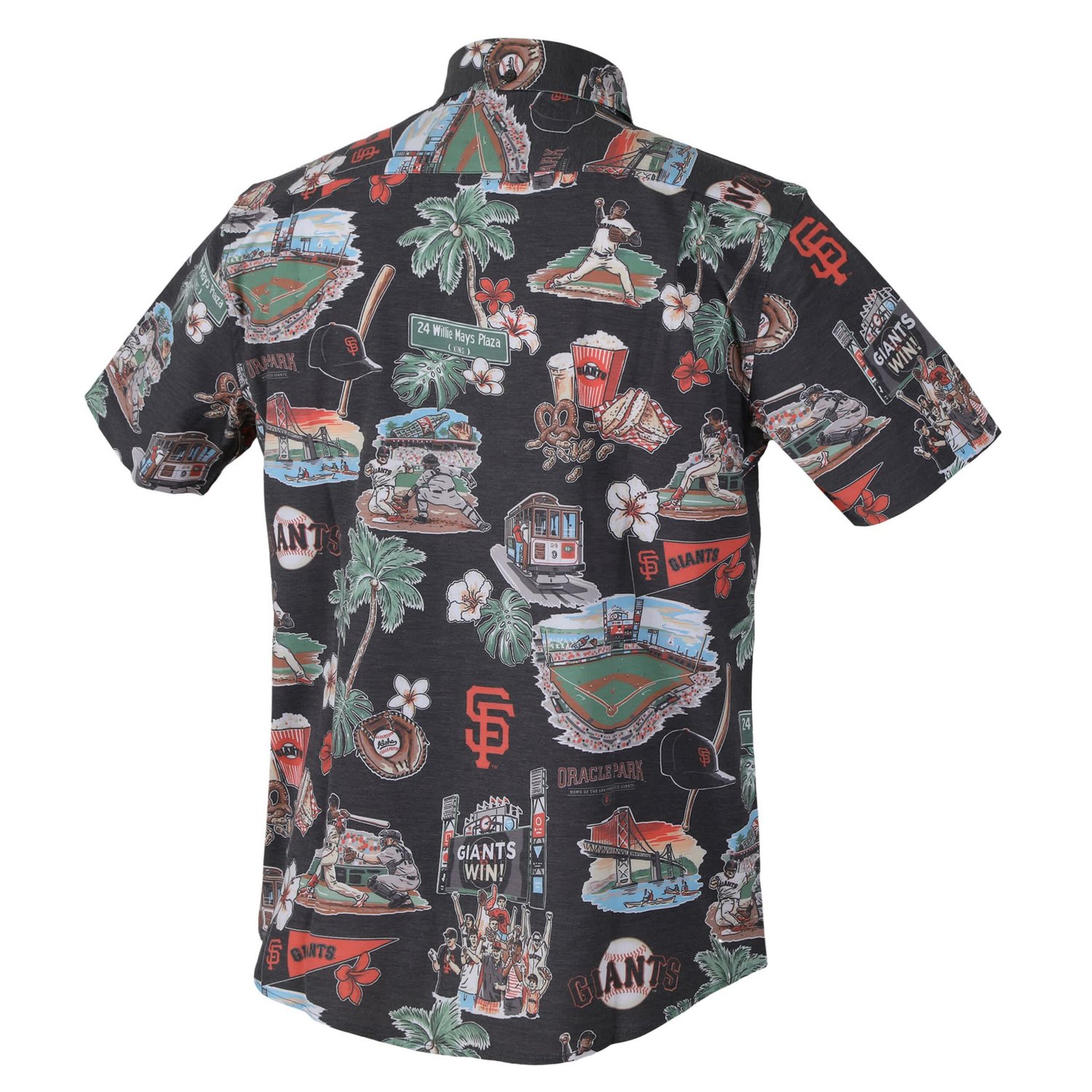 Reyn Spooner San Francisco Giants Scenic Tri-Blend Performance Button-Up Top - view number 3