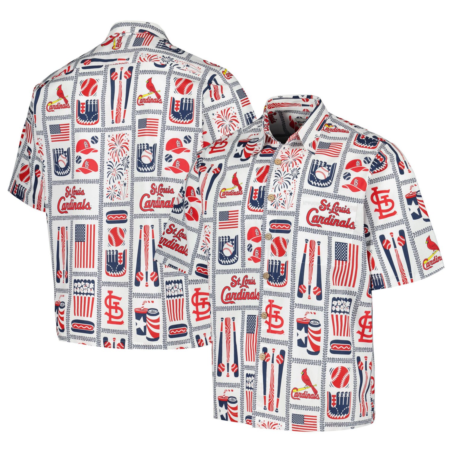 Reyn Spooner St Louis Cardinals Americana Button-Up Shirt