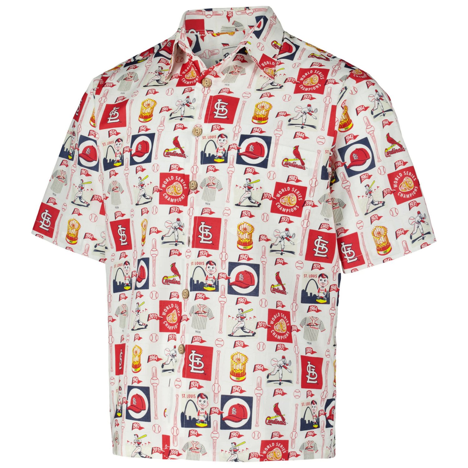 Reyn Spooner St Louis Cardinals Champions Scenic Button-Up Shirt