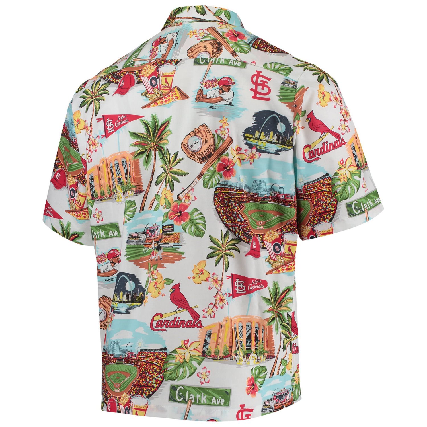 Reyn Spooner St Louis Cardinals Logo Scenic Button-Up Shirt - view number 3