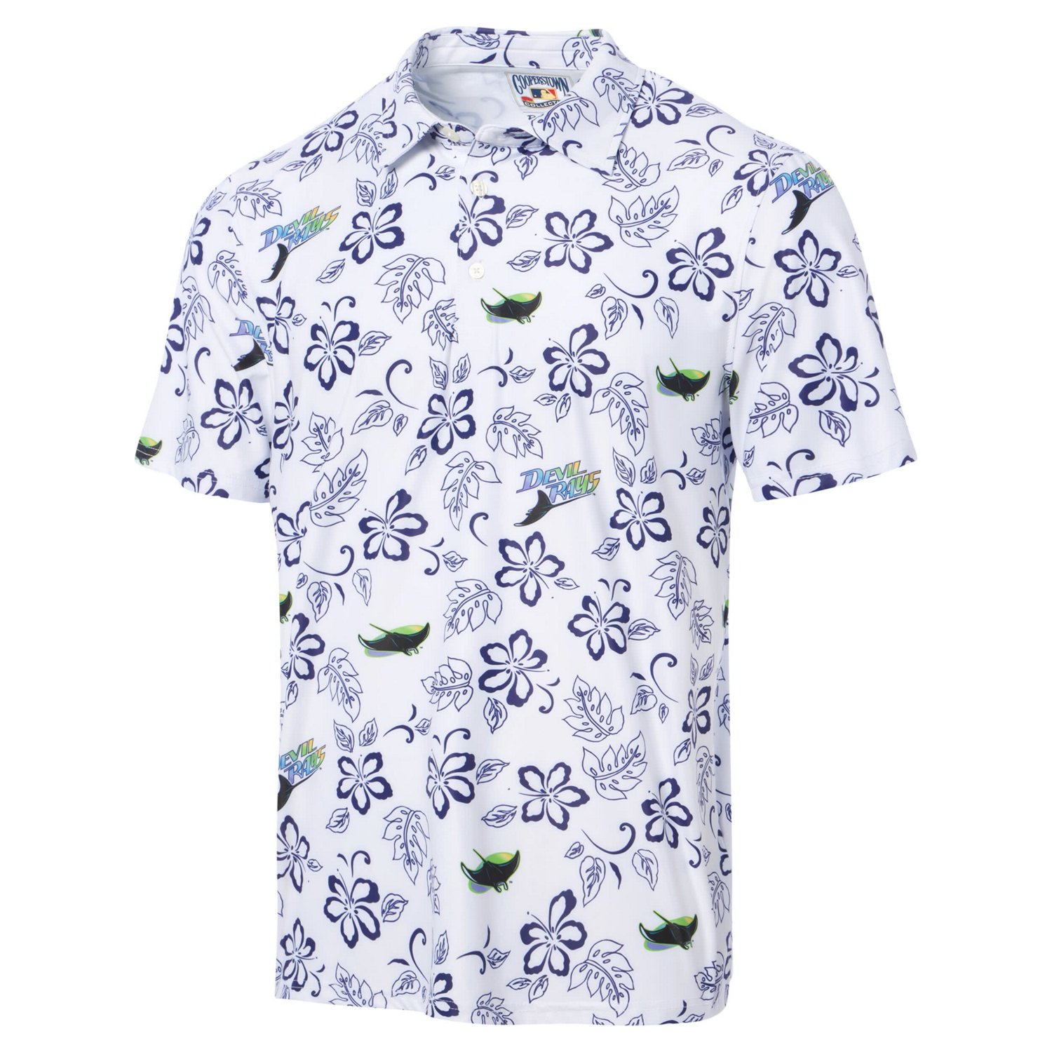 Reyn Spooner Tampa Bay Rays Cooperstown Collection Performance Polo