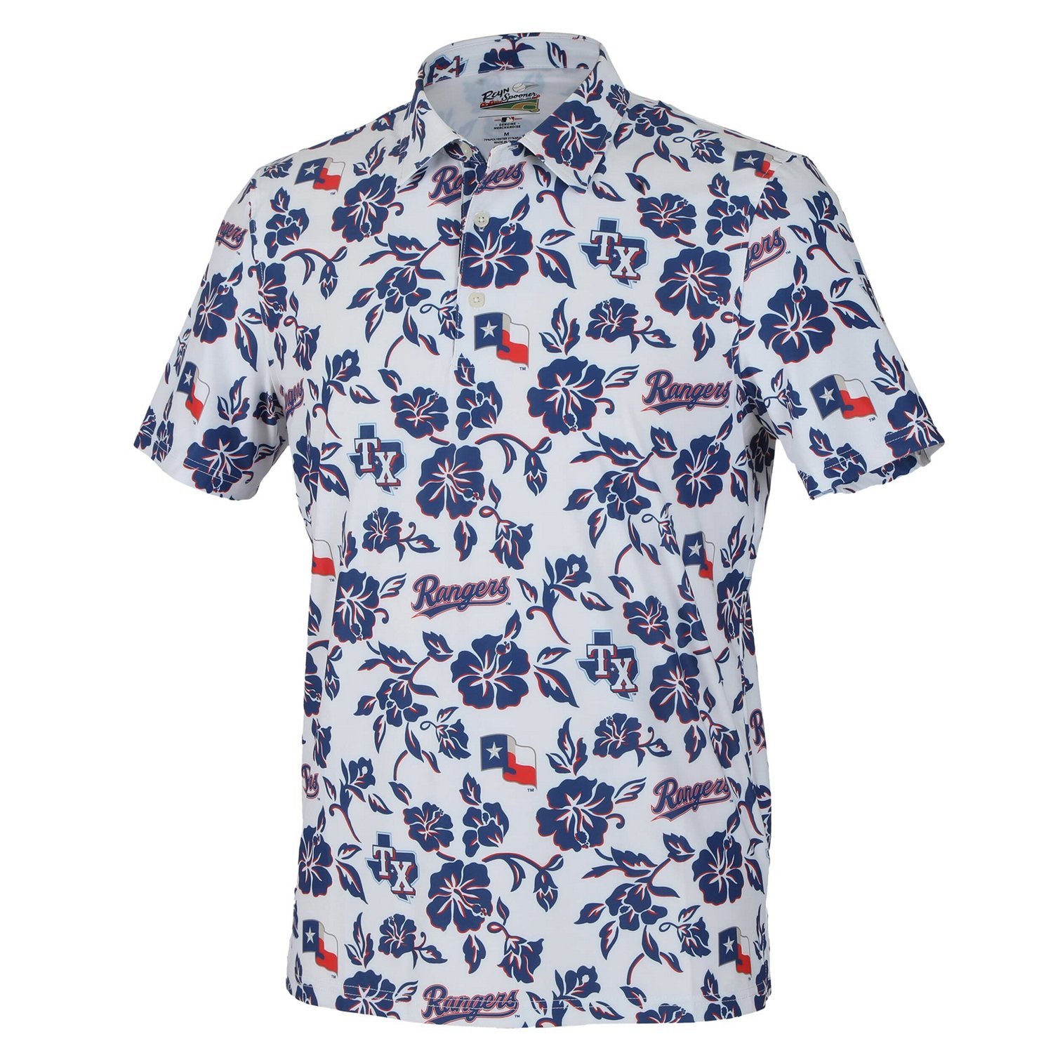 Reyn Spooner Texas Rangers Pua Performance Polo