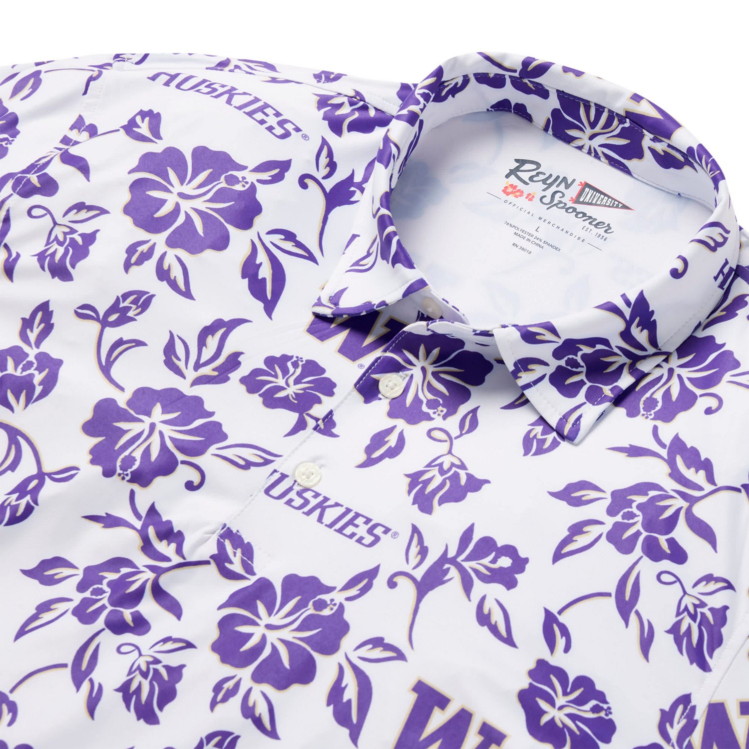 Reyn Spooner Washington Huskies Performance Polo - view number 4