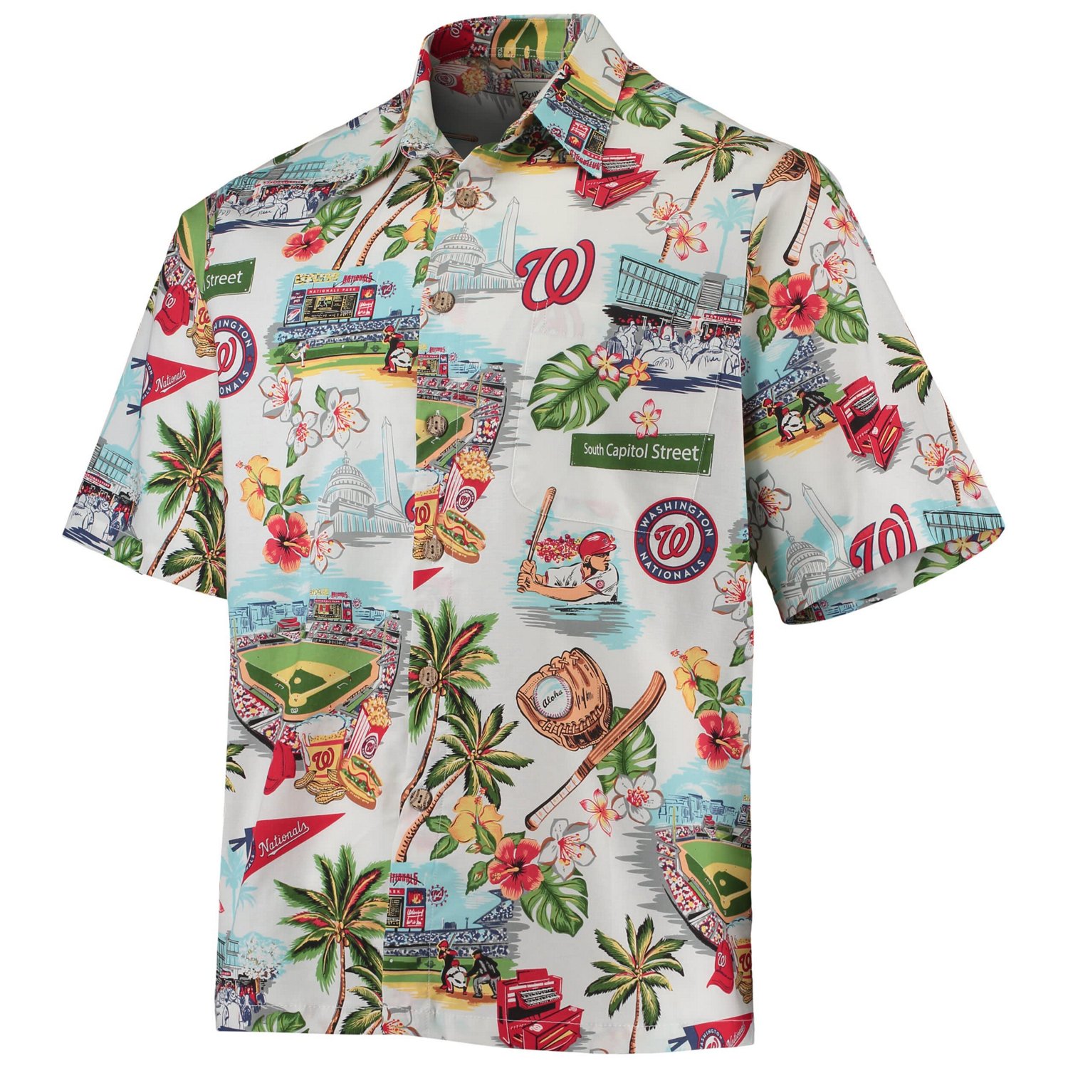 Reyn Spooner Washington Nationals Scenic Button-Up Shirt - view number 2