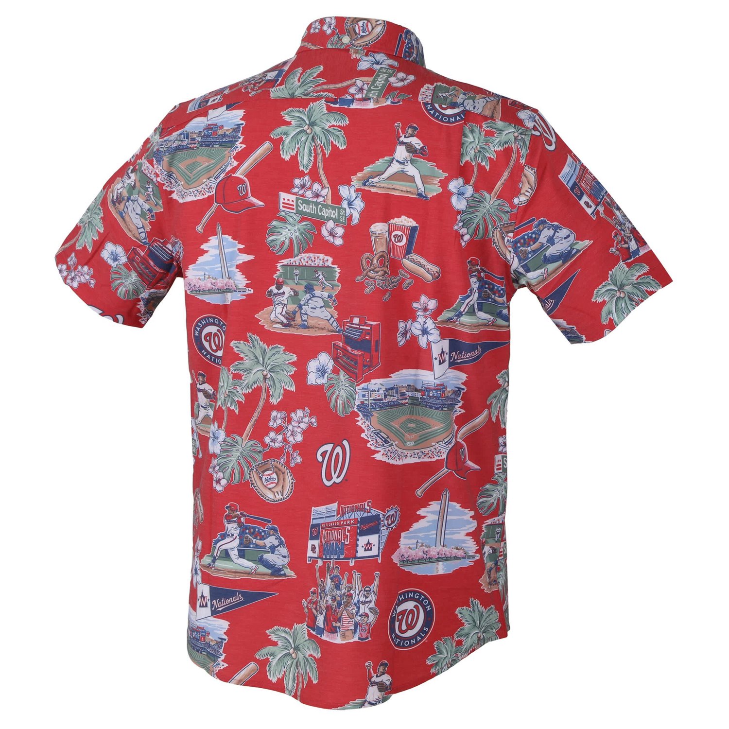 Reyn Spooner Washington Nationals Scenic Tri-Blend Button-Down Shirt - view number 3